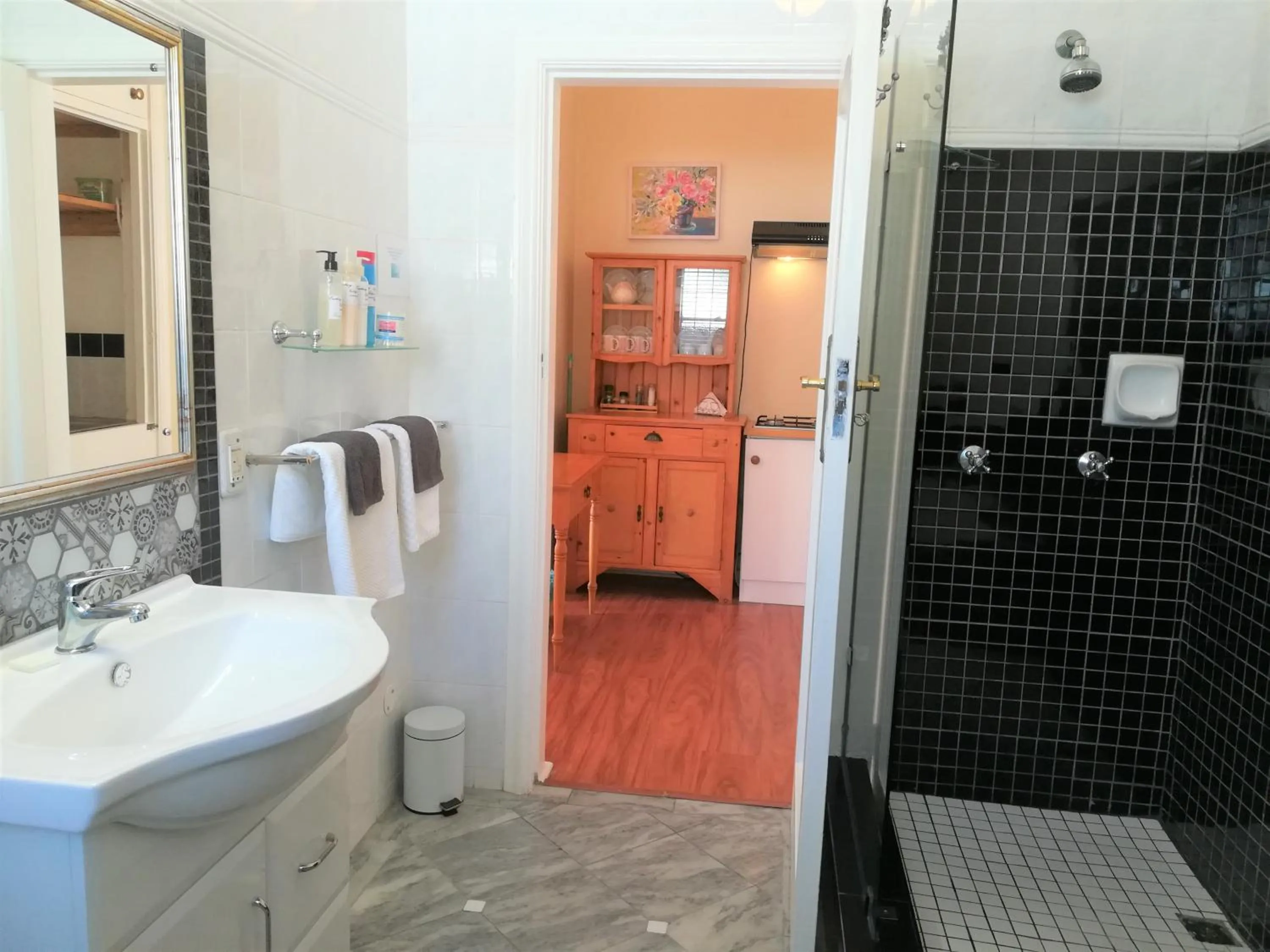 Shower in Eastbury Cottage