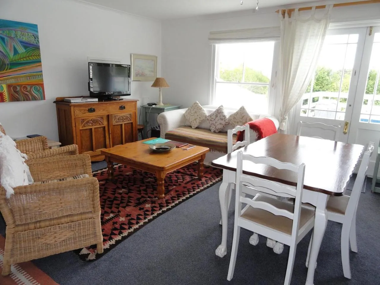 Living room in Eastbury Cottage