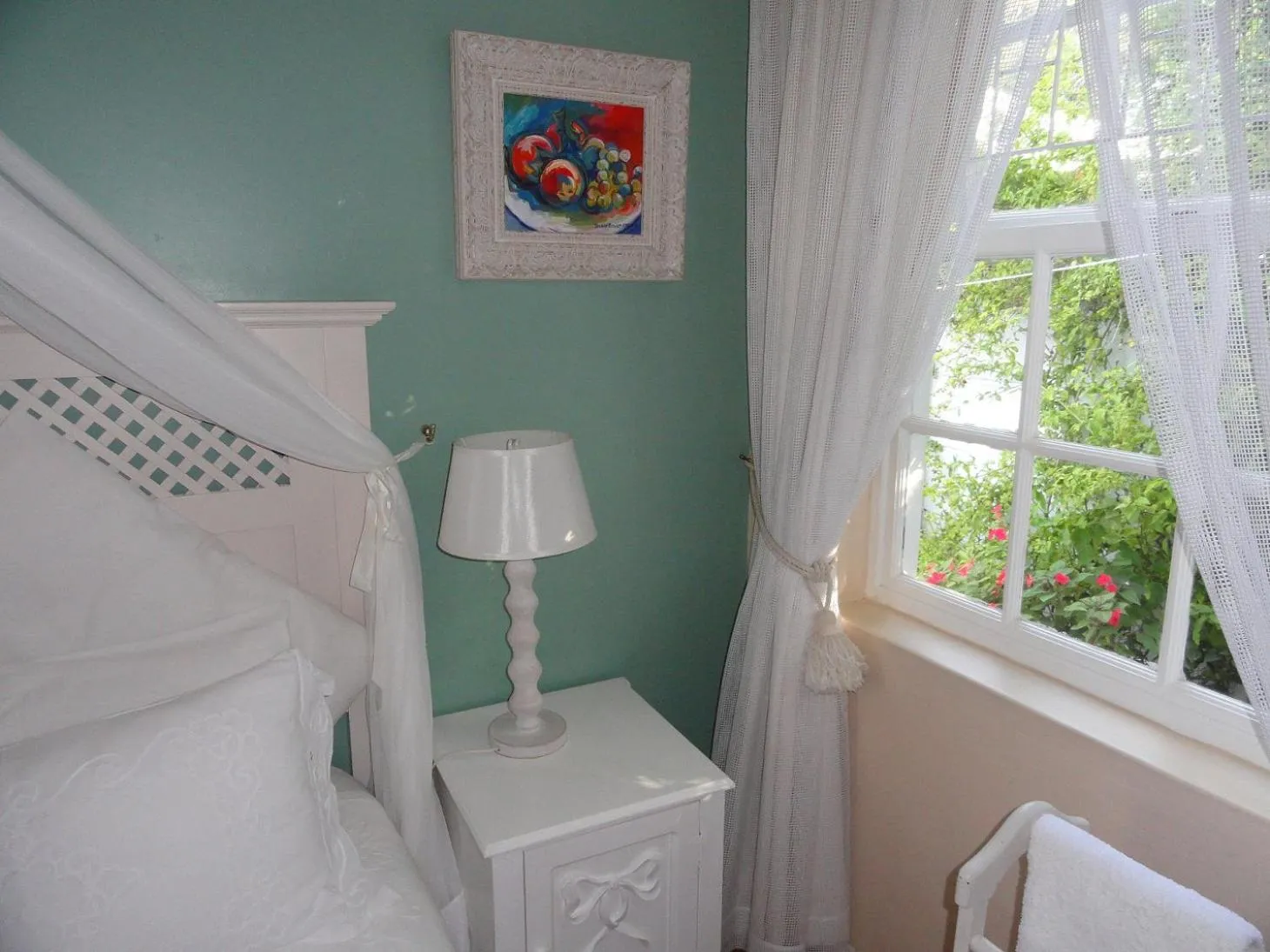 Decorative detail, Bed in Eastbury Cottage