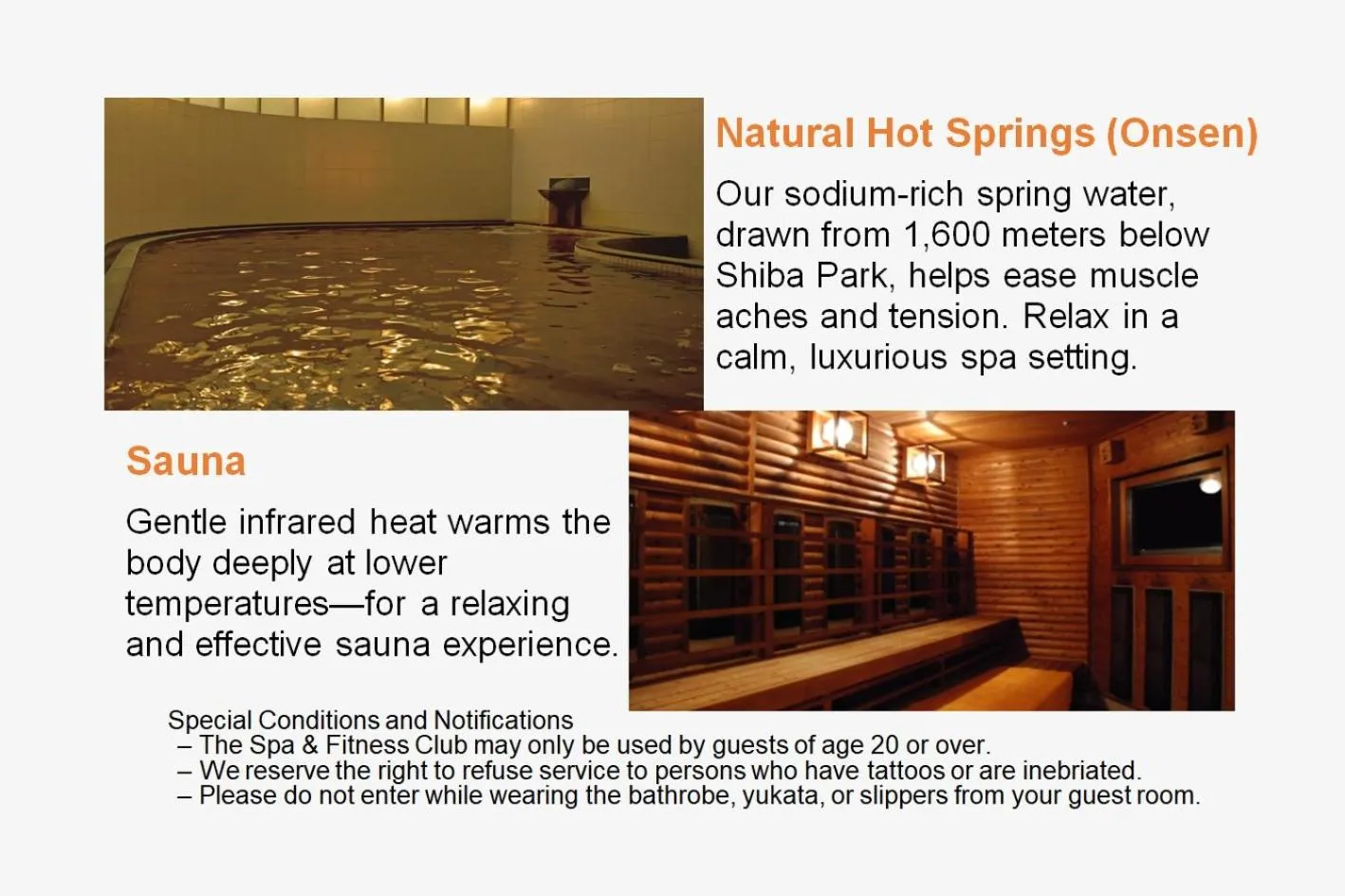 Hot Spring Bath in The Prince Park Tower Tokyo - Preferred Hotels & Resorts, LVX Collection