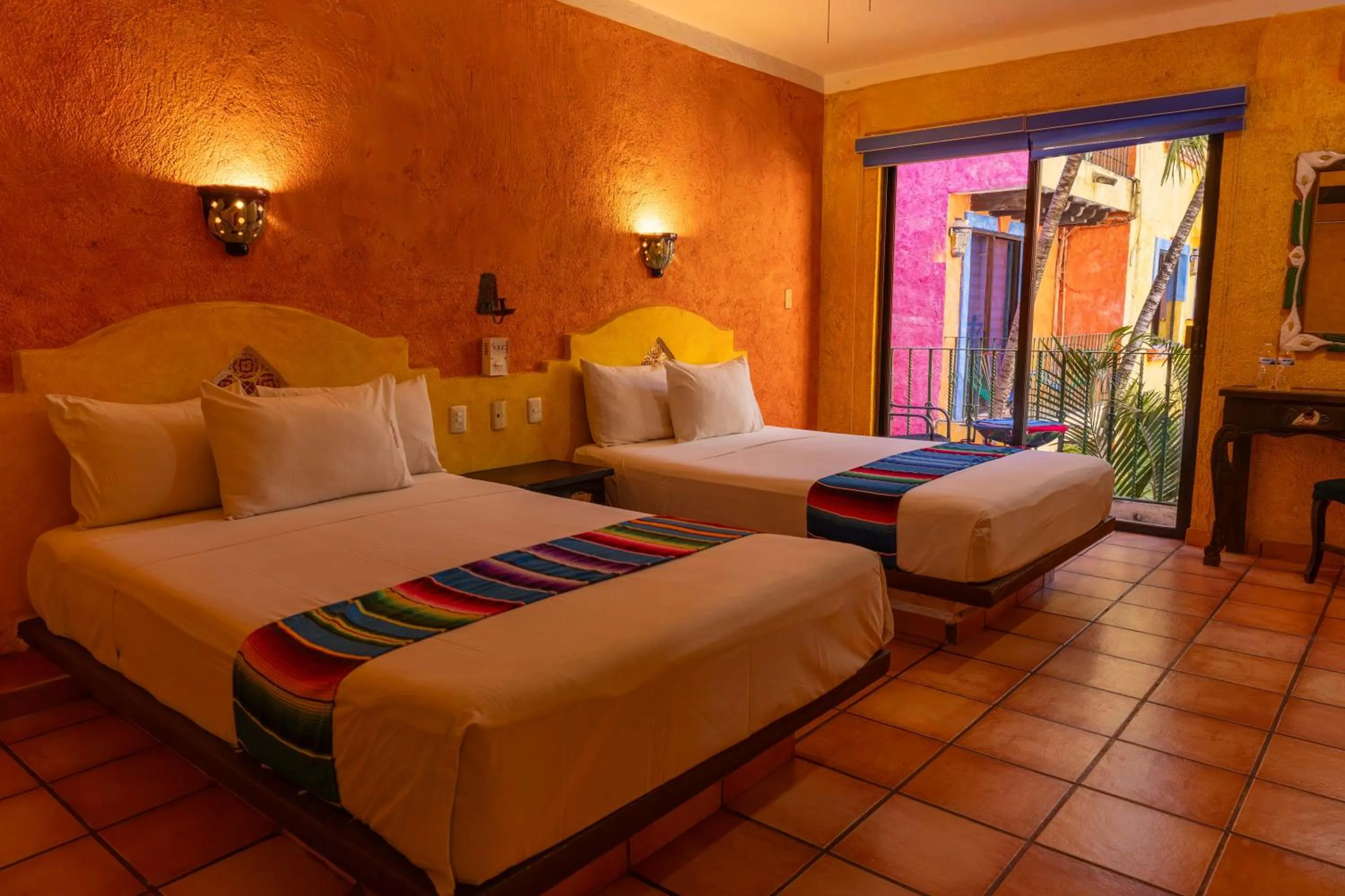 Bed in Hacienda Maria Bonita Hotel