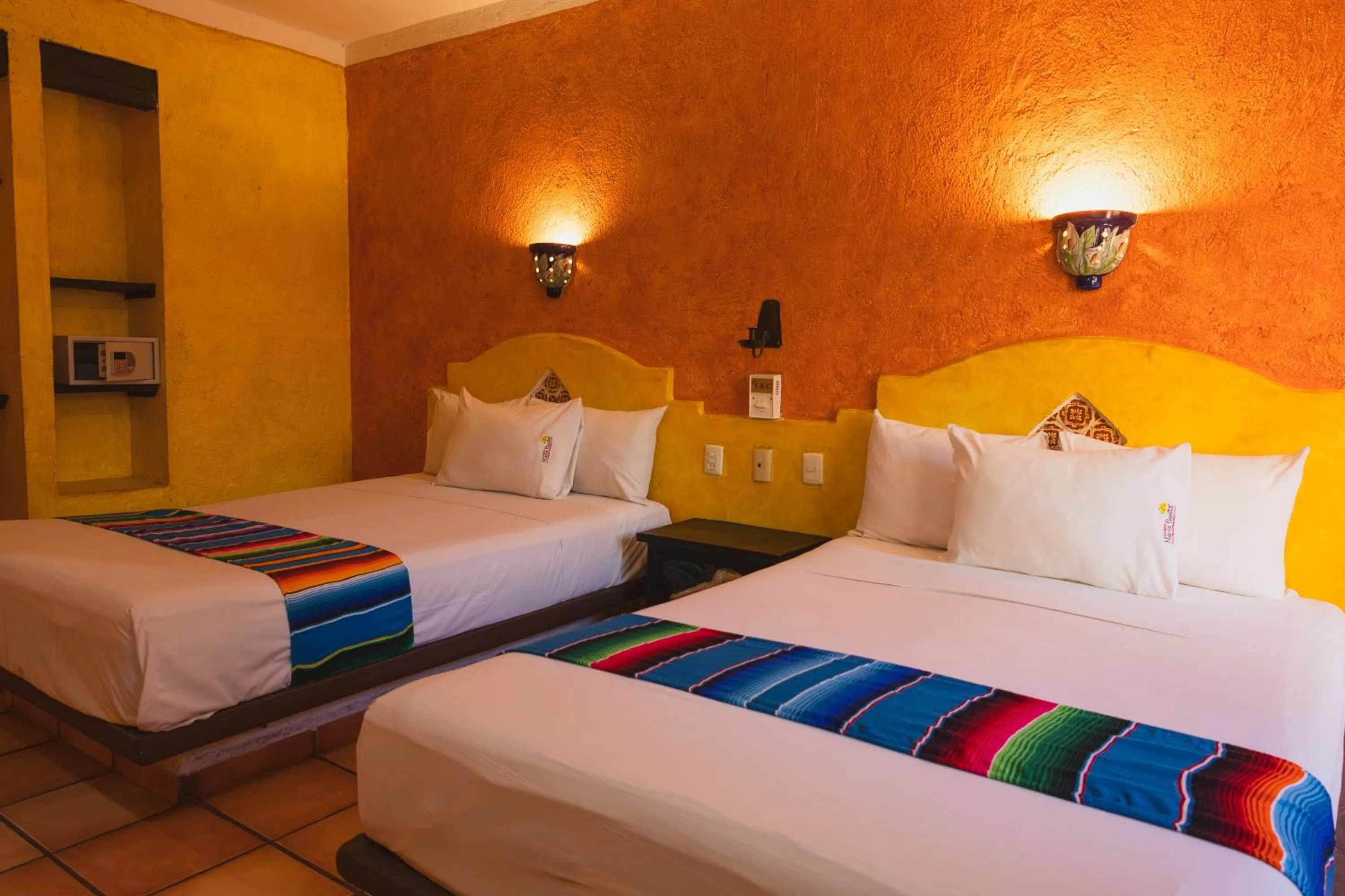 Bed in Hacienda Maria Bonita Hotel