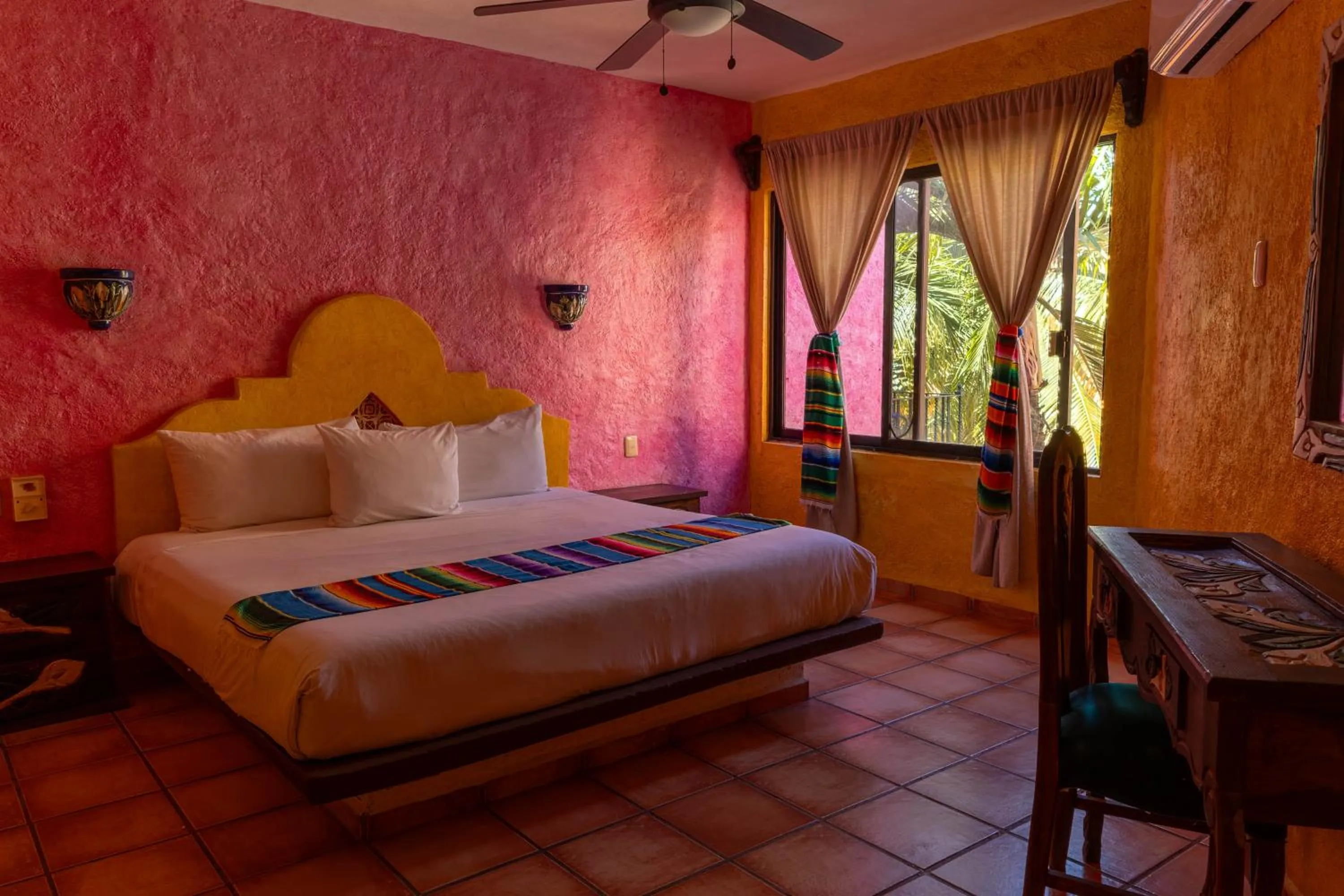 Bed in Hacienda Maria Bonita Hotel