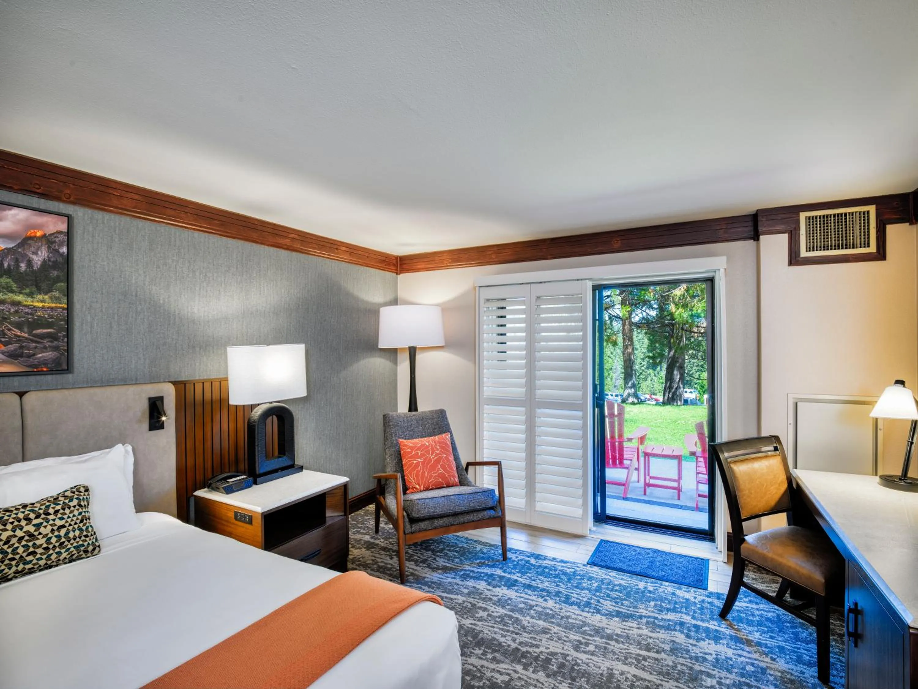 Patio, Bed in Tenaya at Yosemite