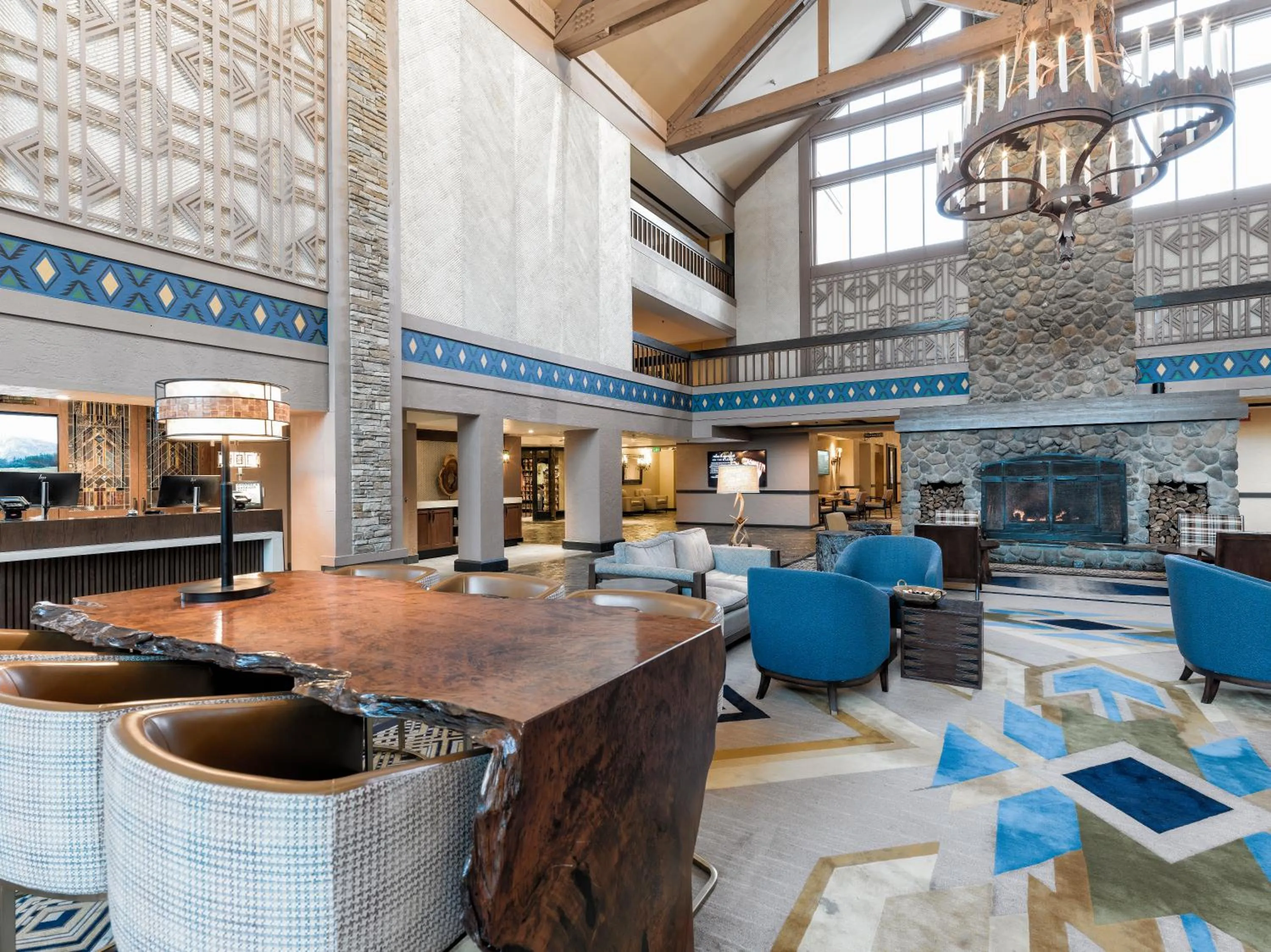 Lobby or reception in Tenaya at Yosemite