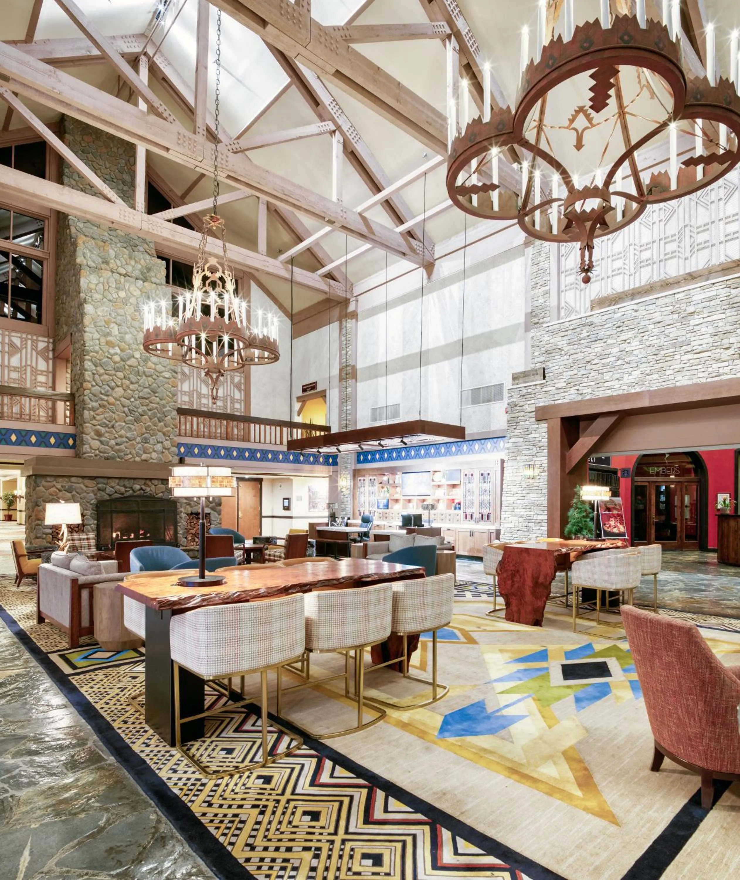 Lobby or reception in Tenaya at Yosemite