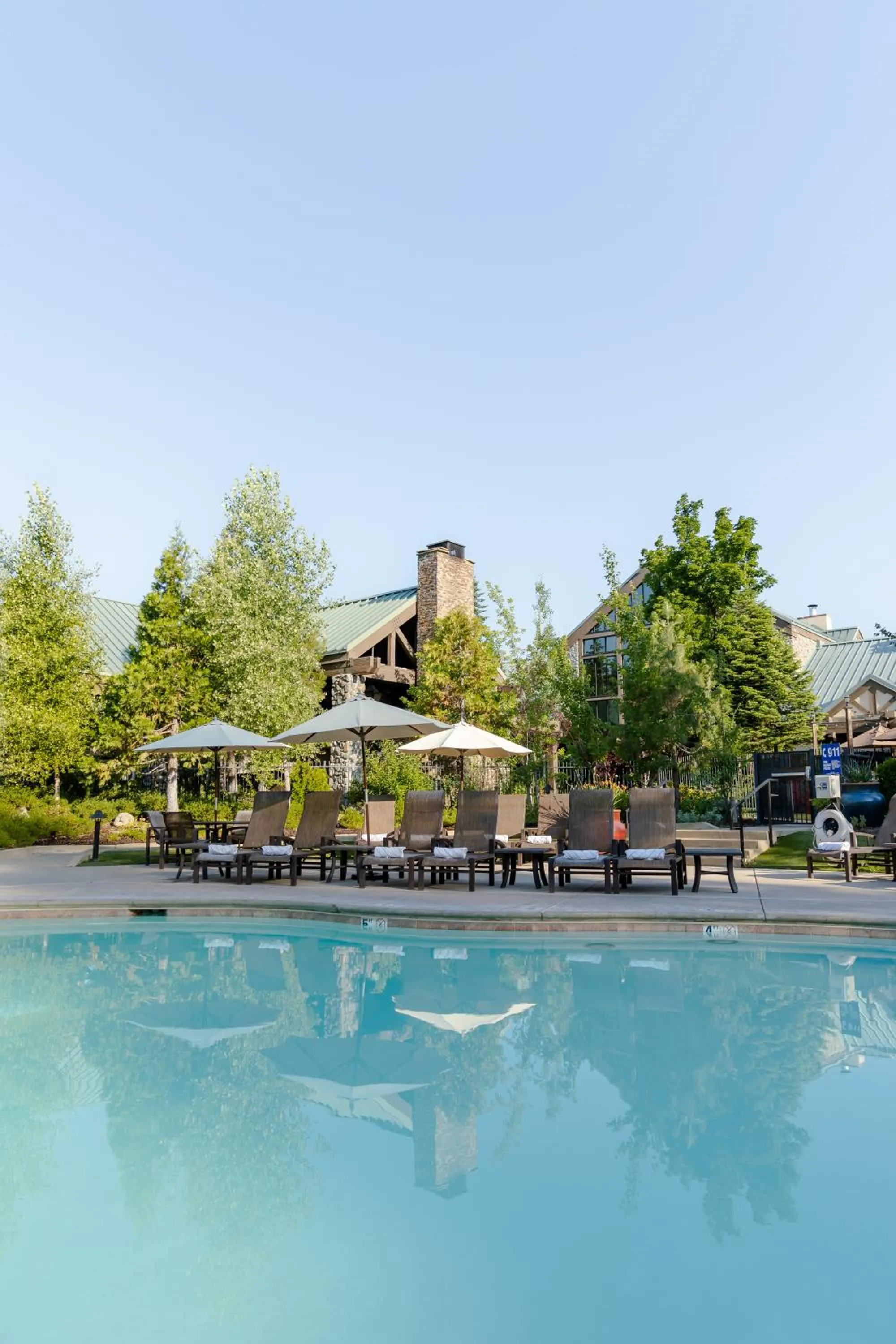 Swimming pool in Tenaya at Yosemite