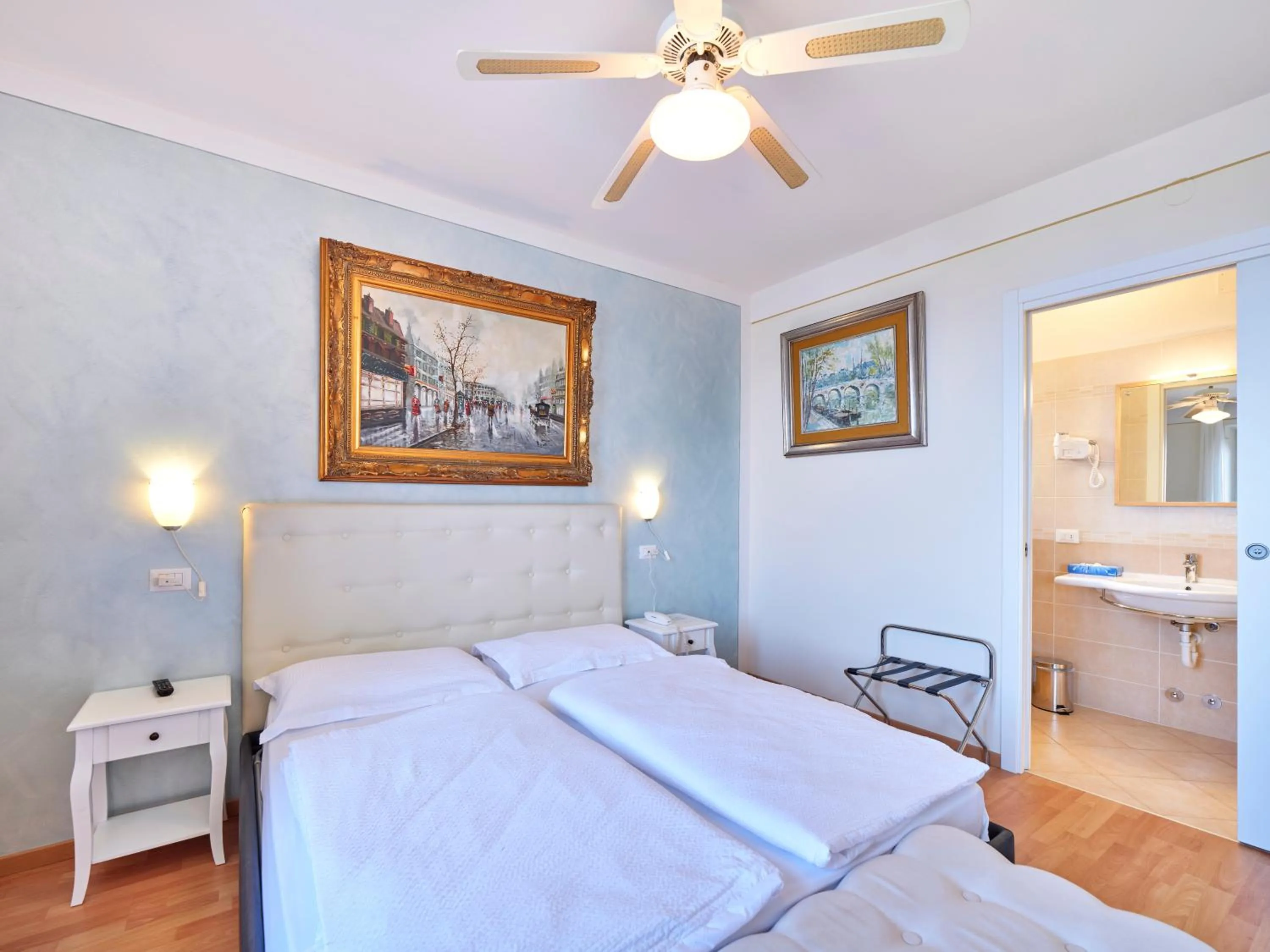 Bed in Hotel San Marco