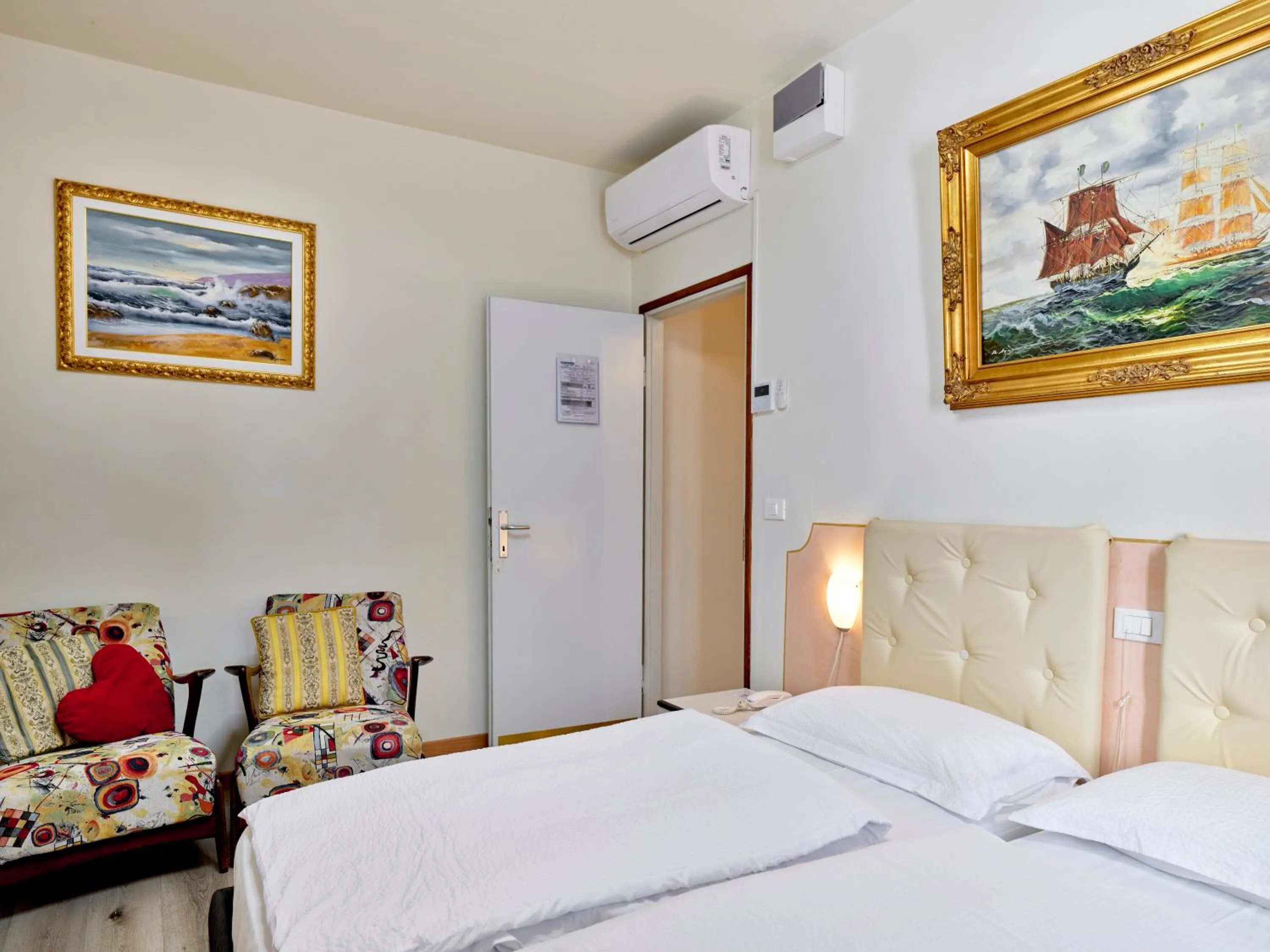 Bed in Hotel San Marco