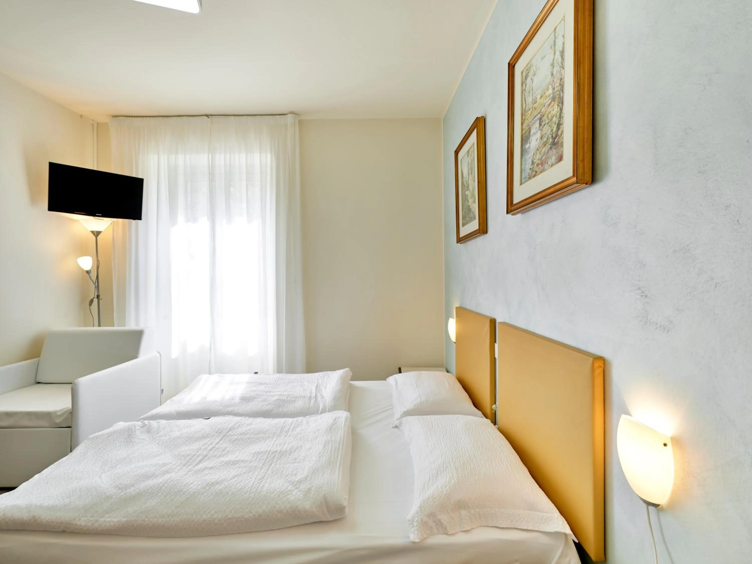 Bed in Hotel San Marco