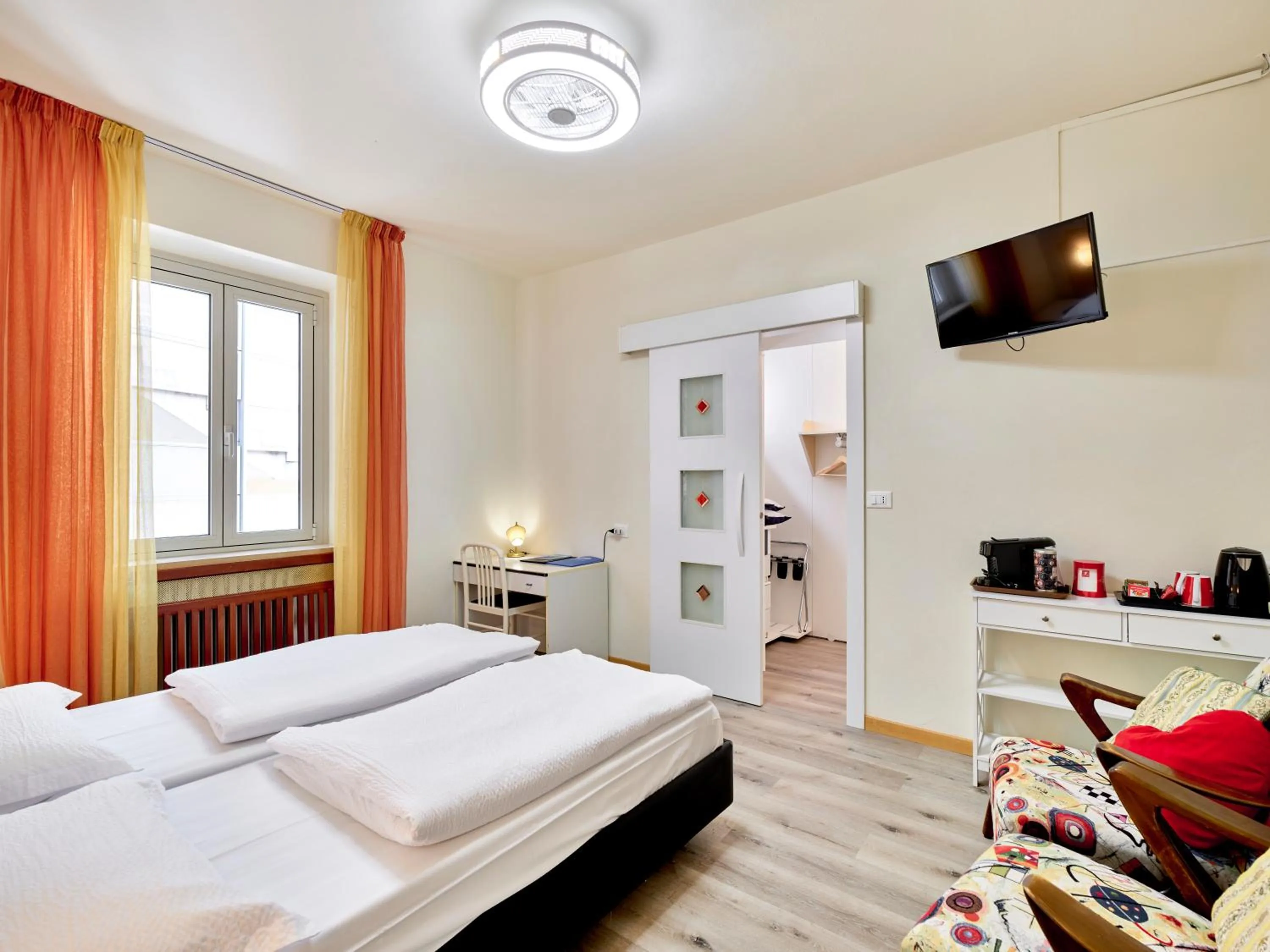 Bed in Hotel San Marco