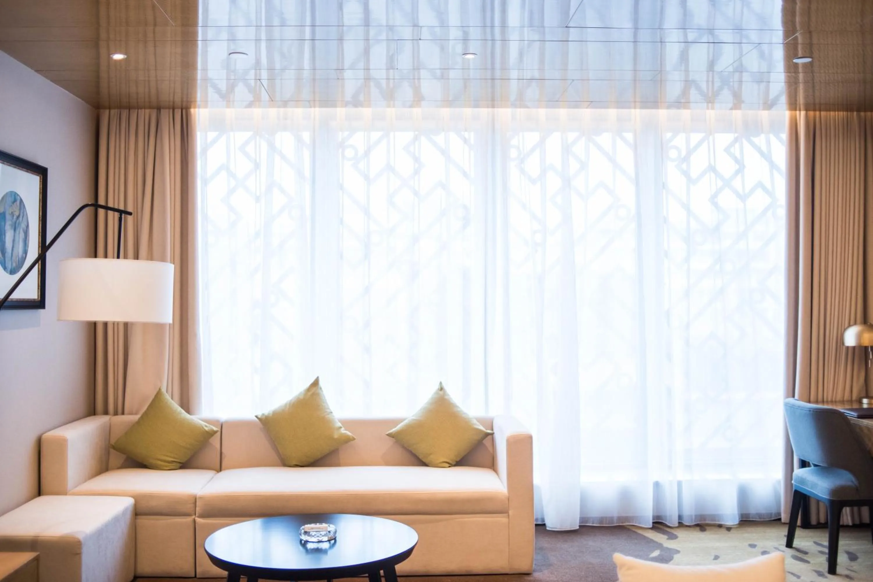 Seating area in Leshan Ramada Hotel