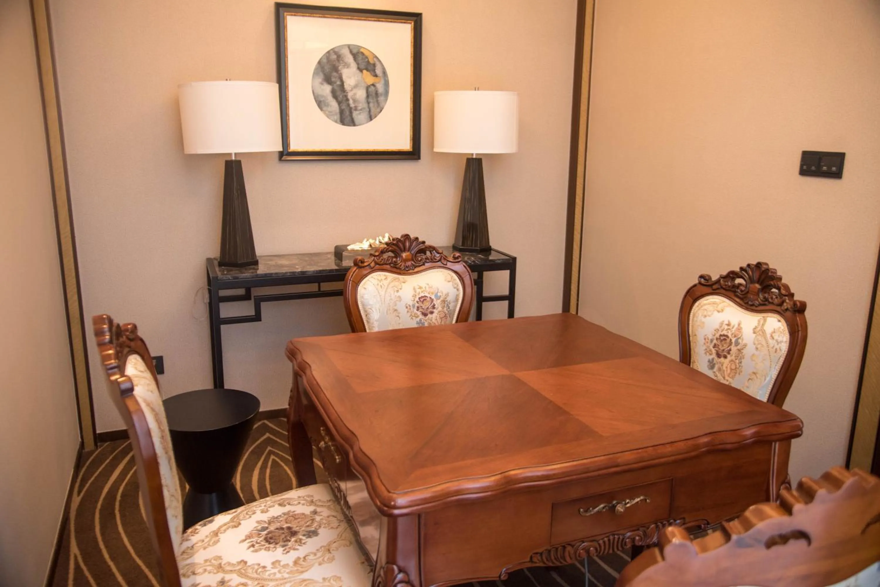 Seating area in Leshan Ramada Hotel