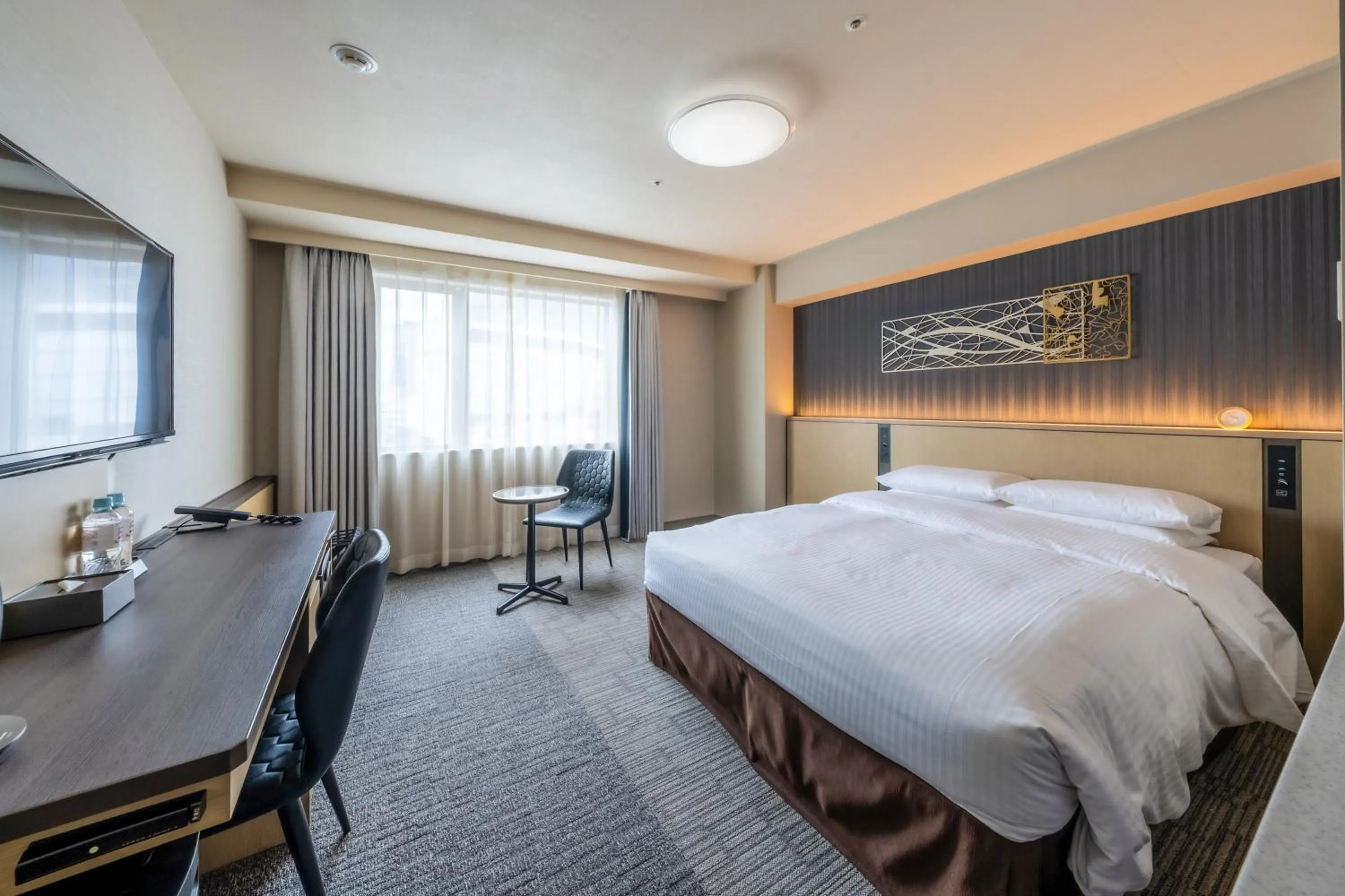 Bed in Richmond Hotel Yokohama Ekimae