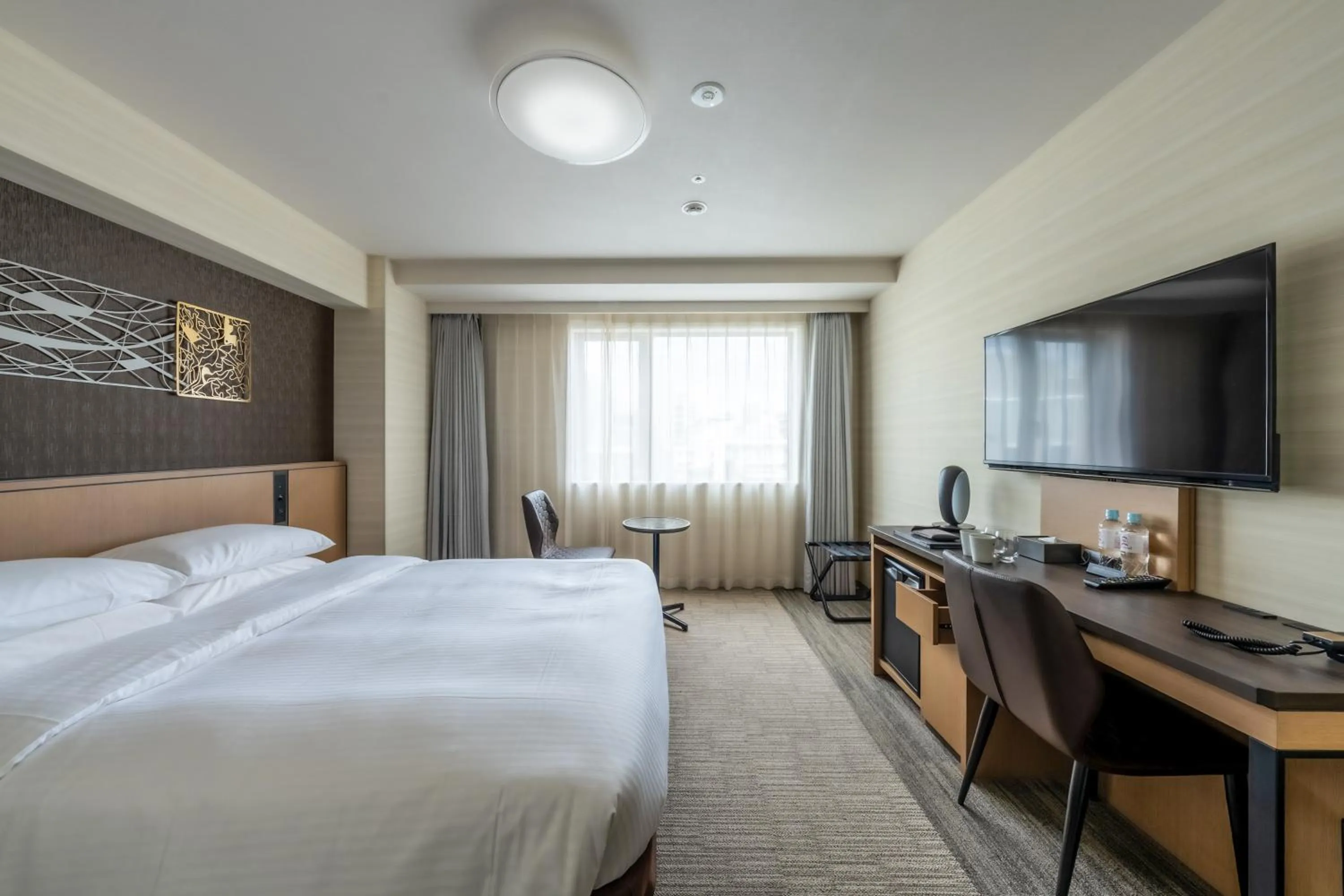 Bed in Richmond Hotel Yokohama Ekimae