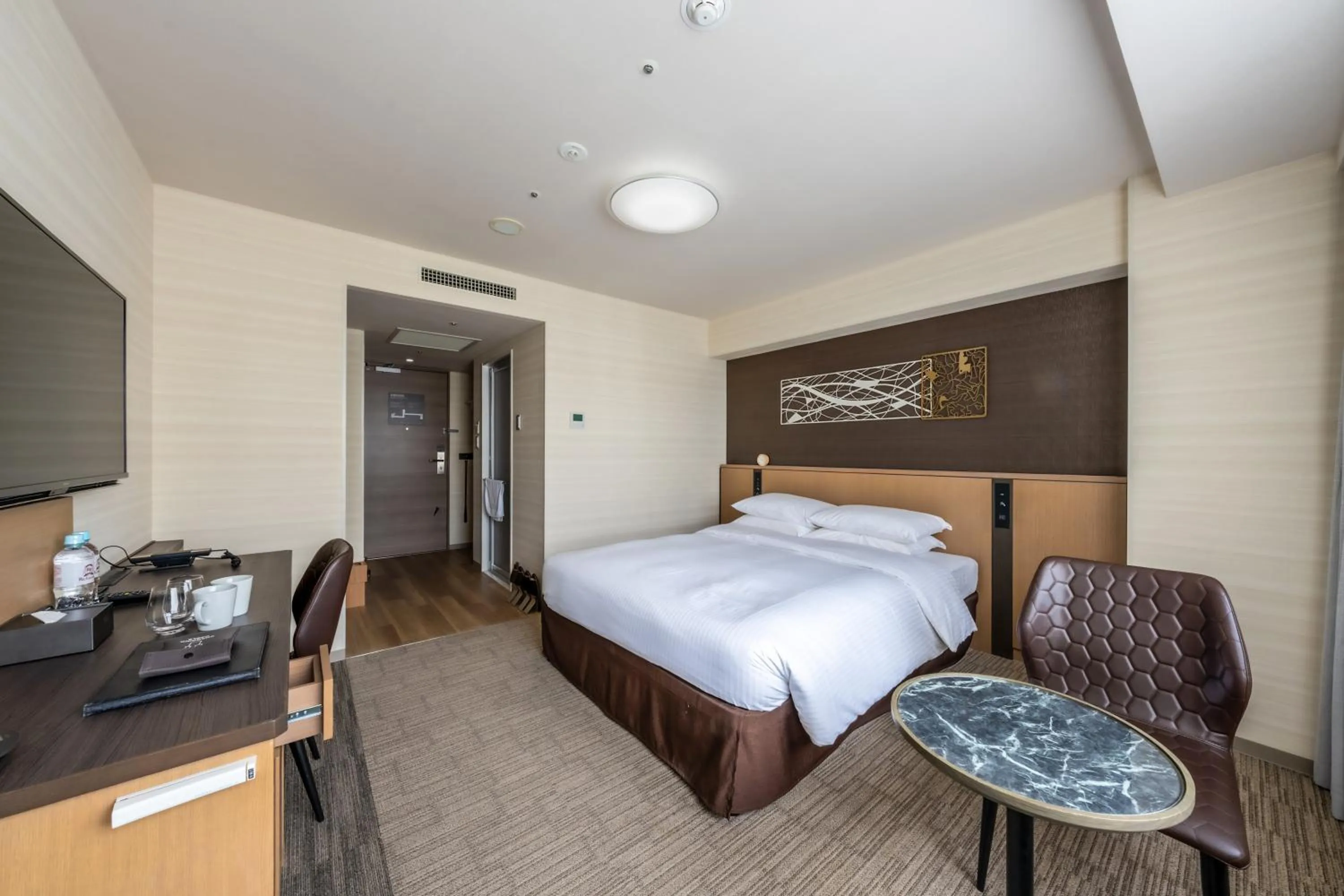 Bed in Richmond Hotel Yokohama Ekimae