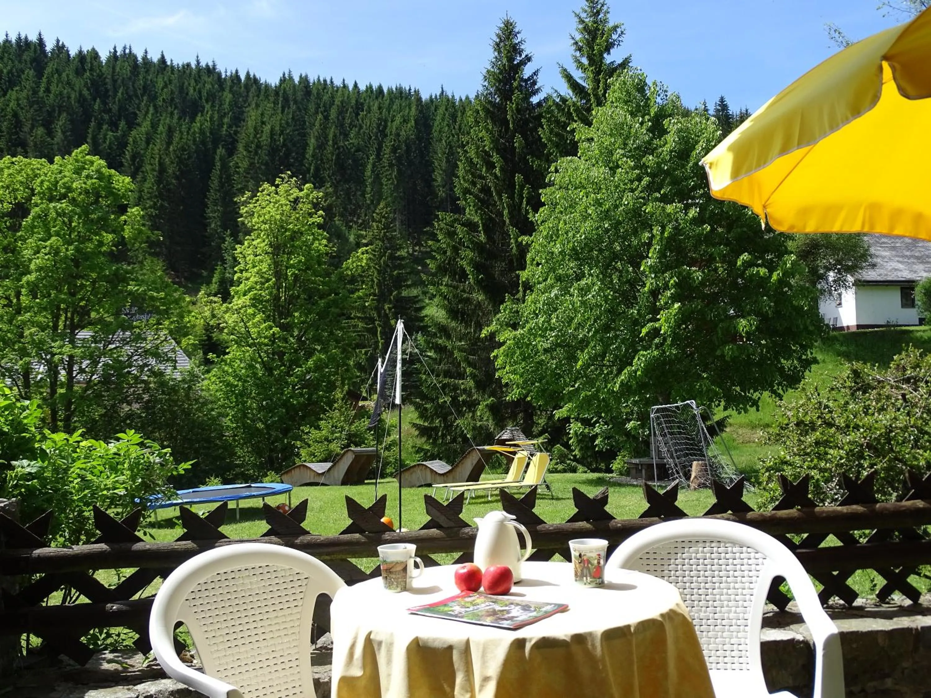 Garden in Schwarzwald-Hotel Kraeutle