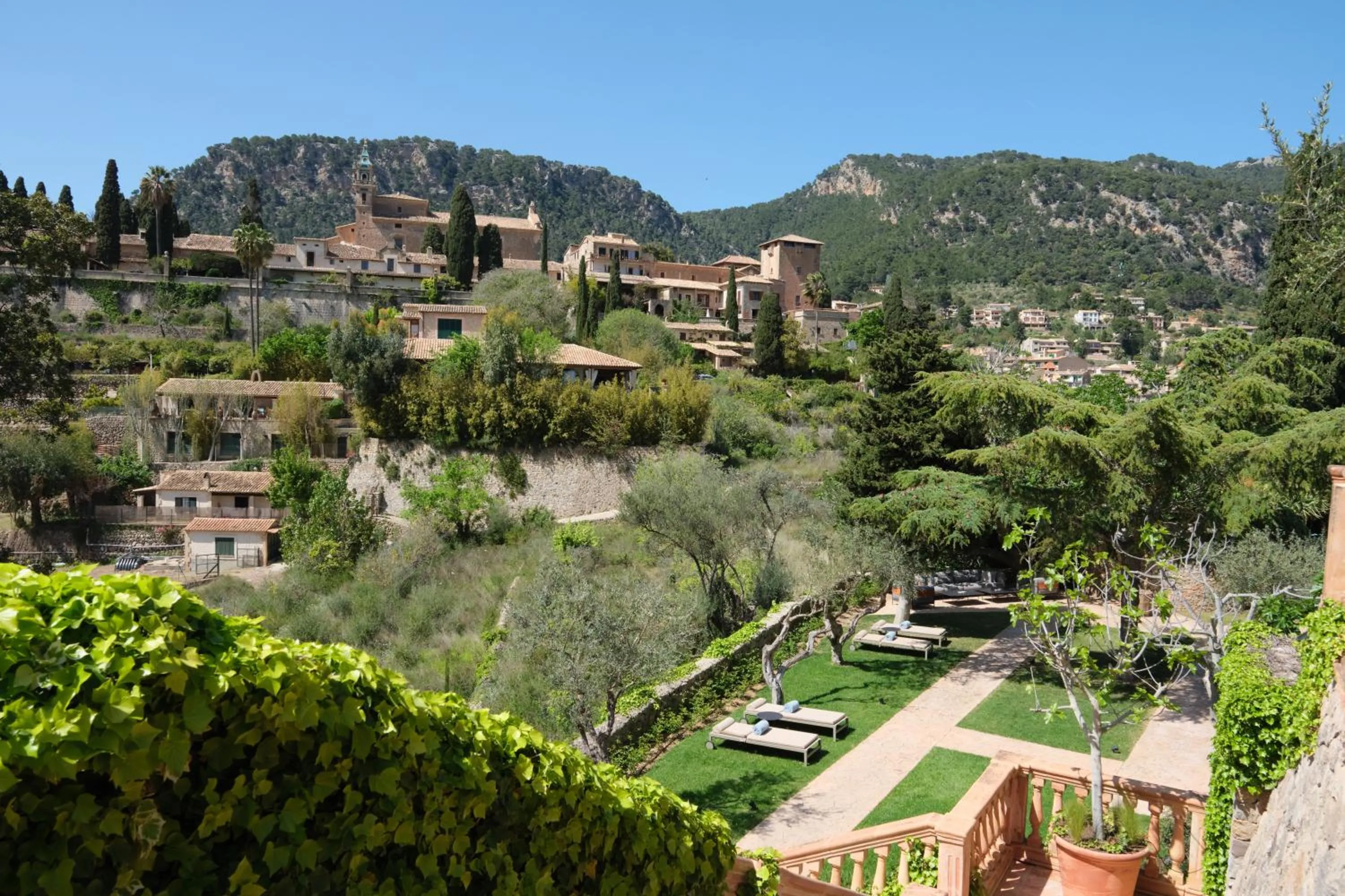 Garden view in Valldemossa Hotel
