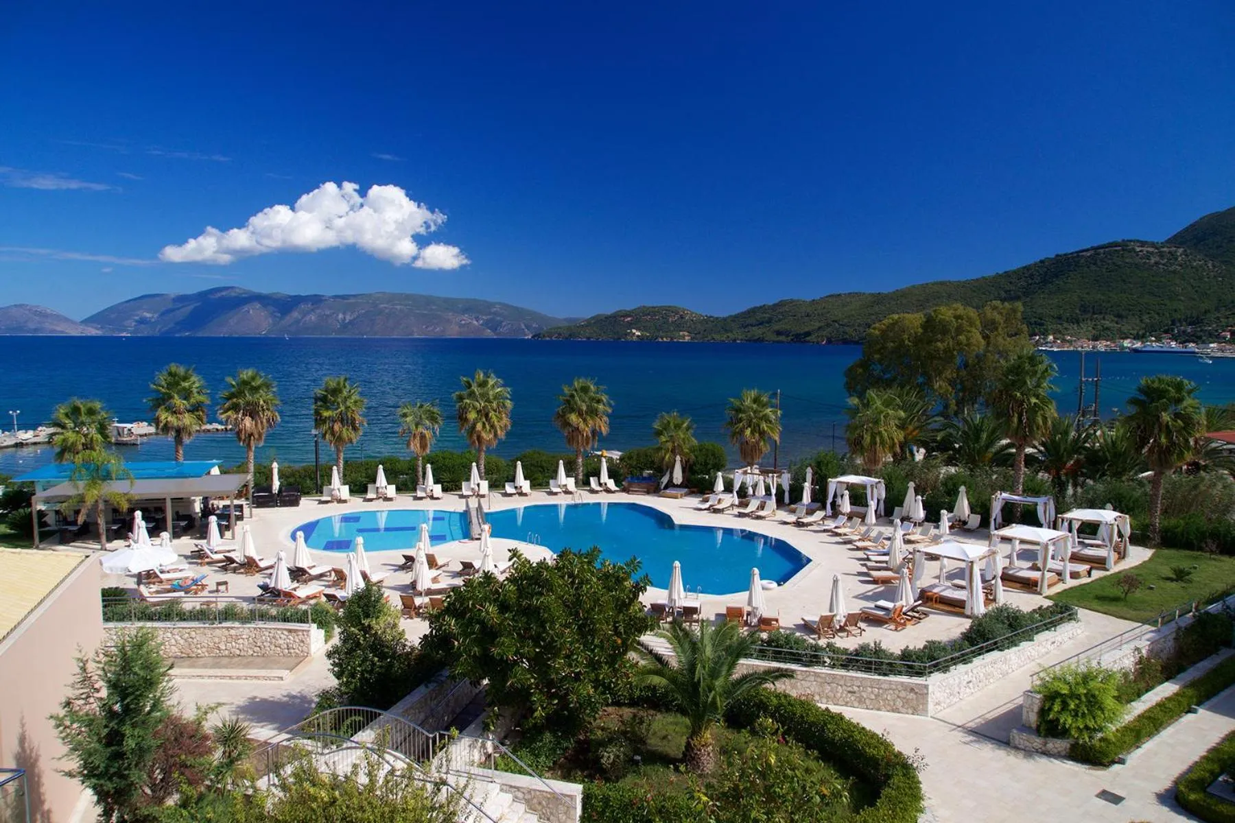 Pool view in Ionian Emerald Resort