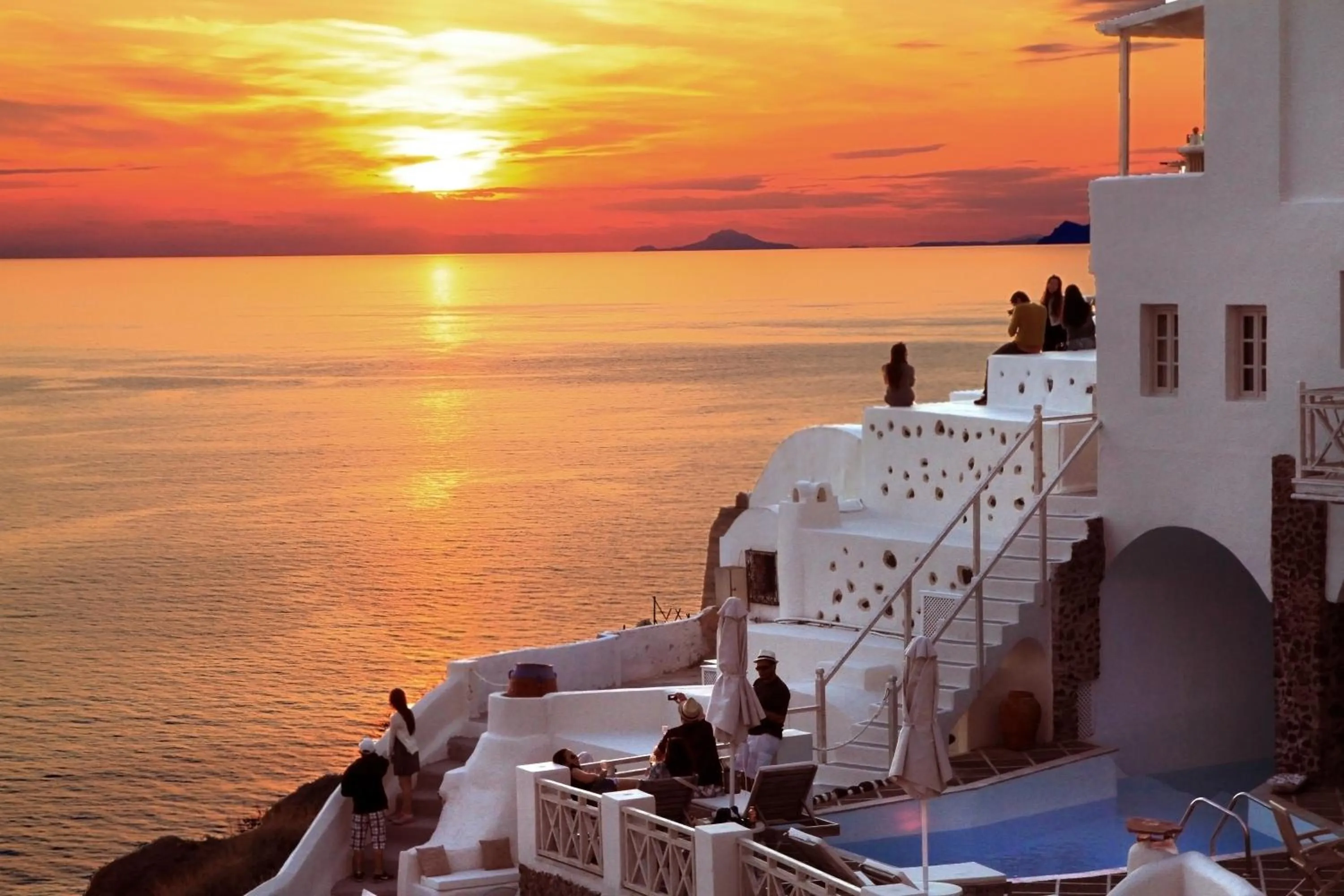 Sea view in Oia Mare Villas