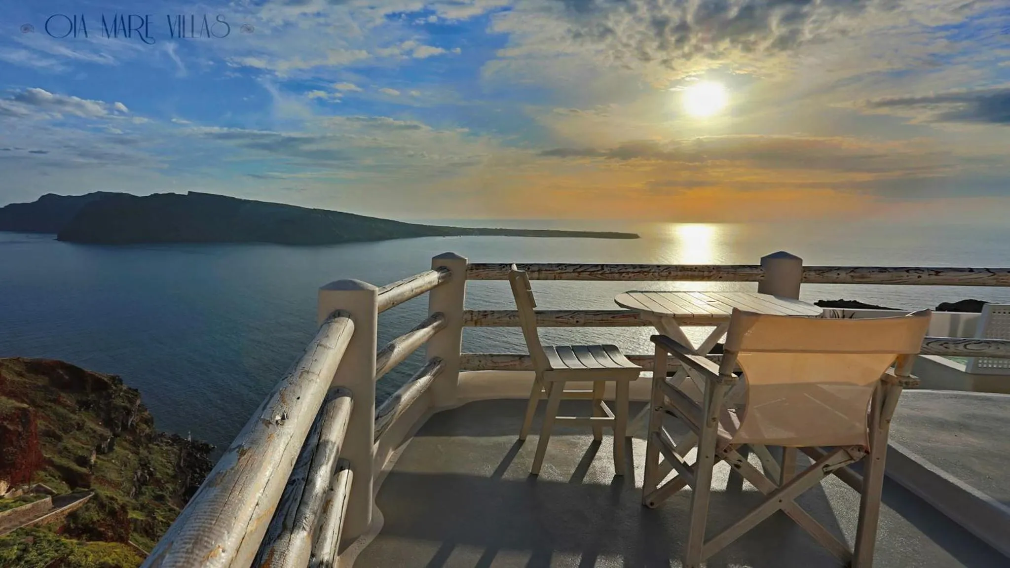 Balcony/Terrace in Oia Mare Villas