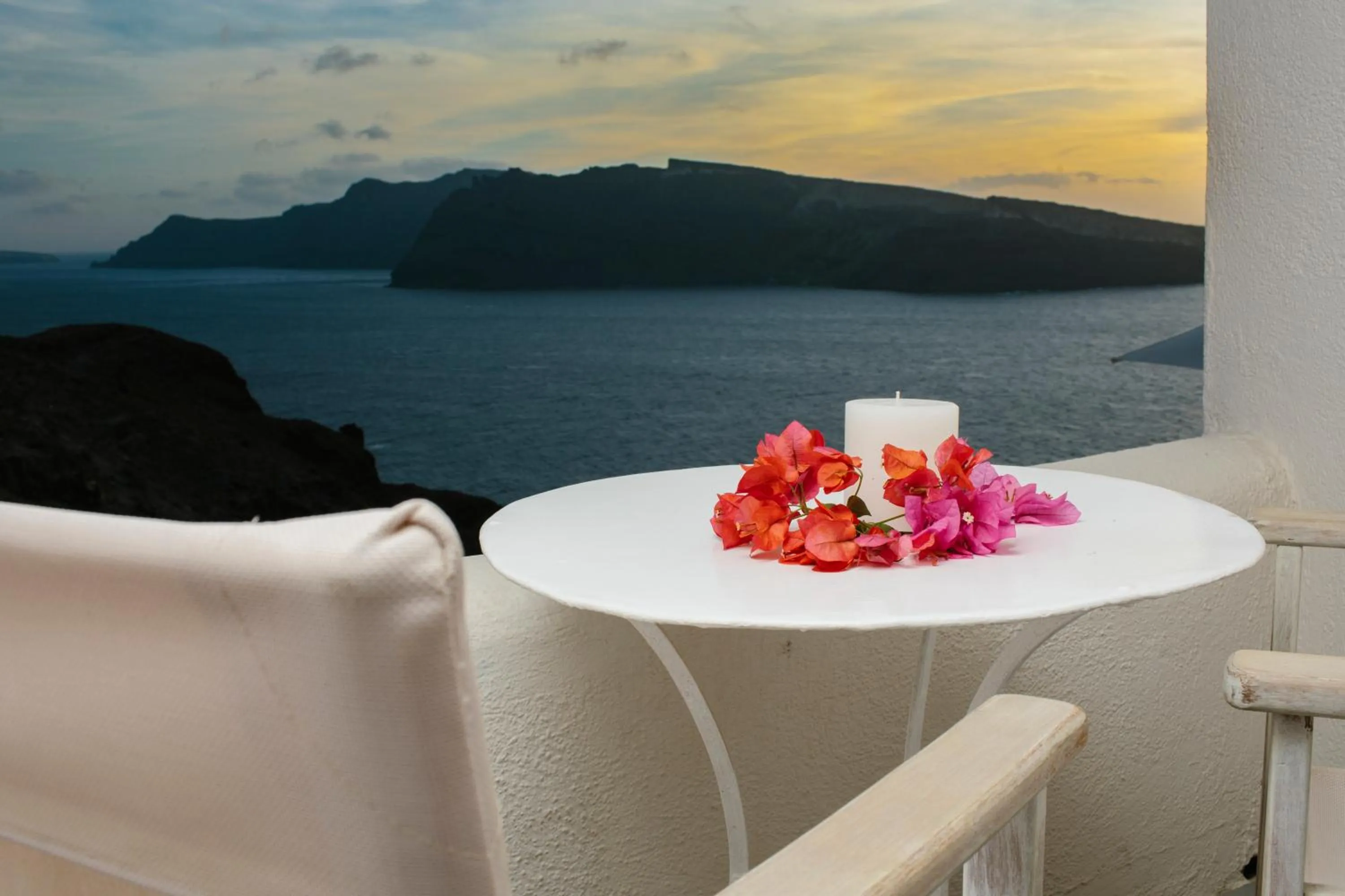 Balcony/Terrace in Oia Mare Villas