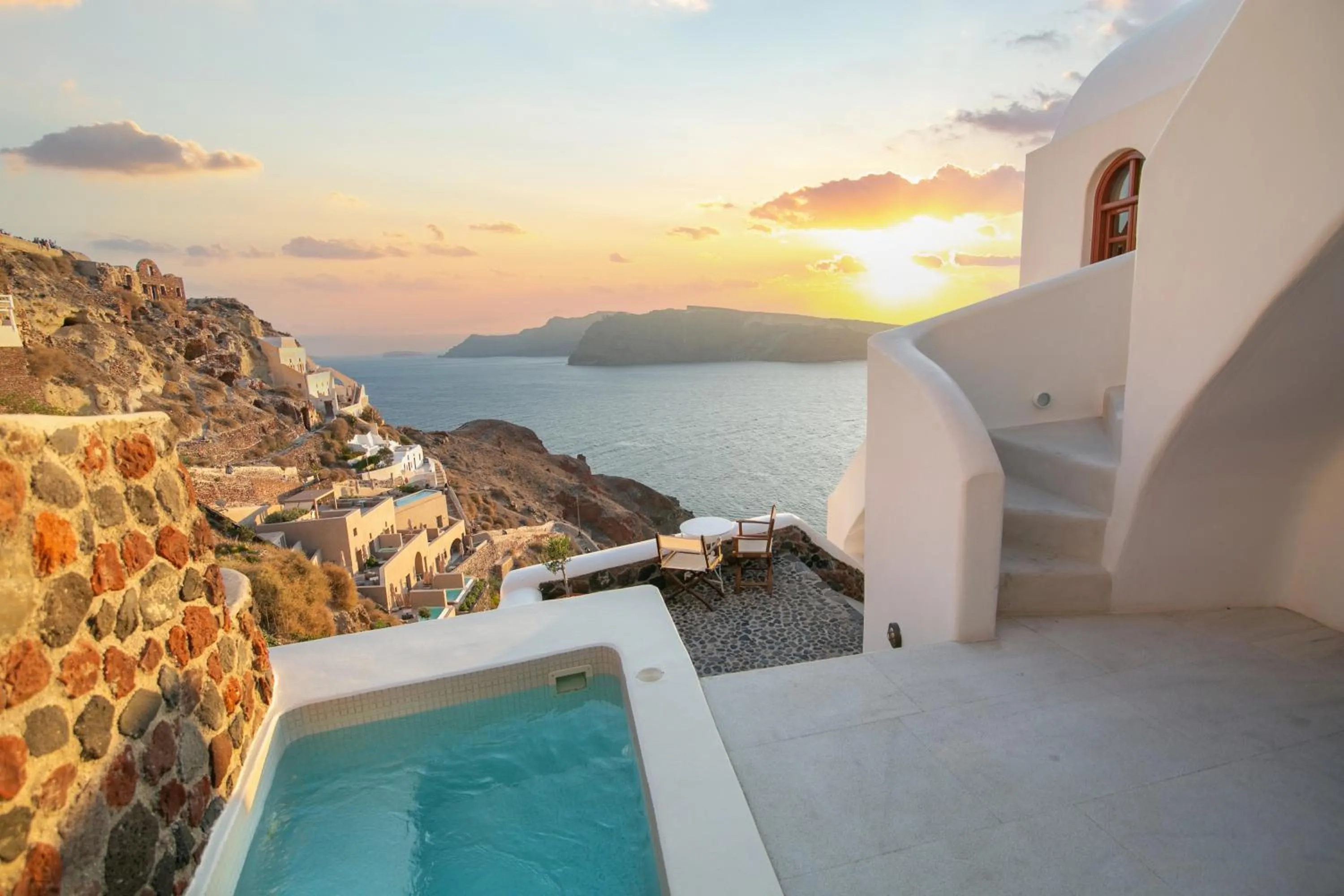 Sea view in Oia Mare Villas