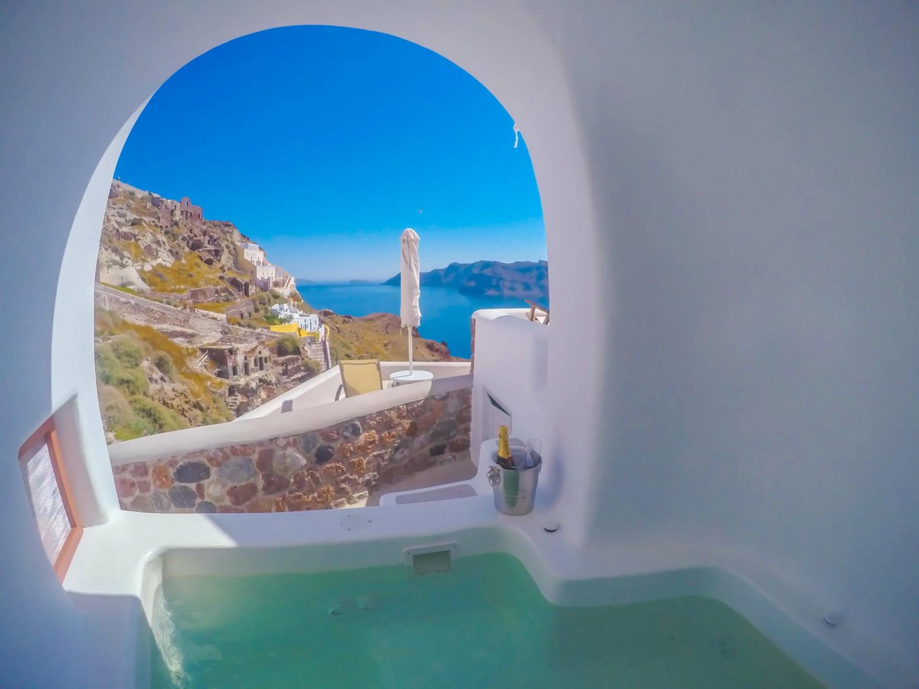 Sea view in Oia Mare Villas