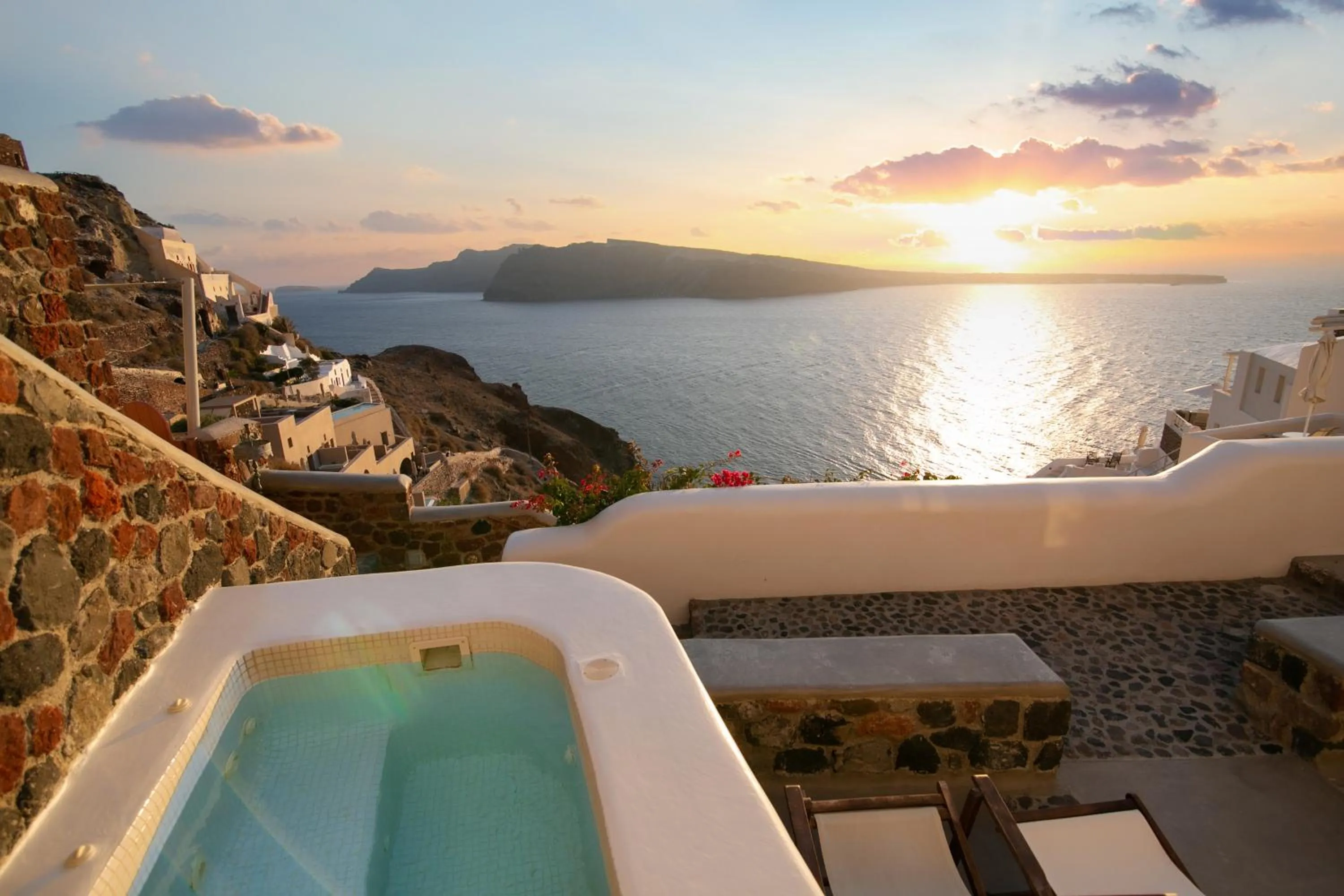 Sea view in Oia Mare Villas