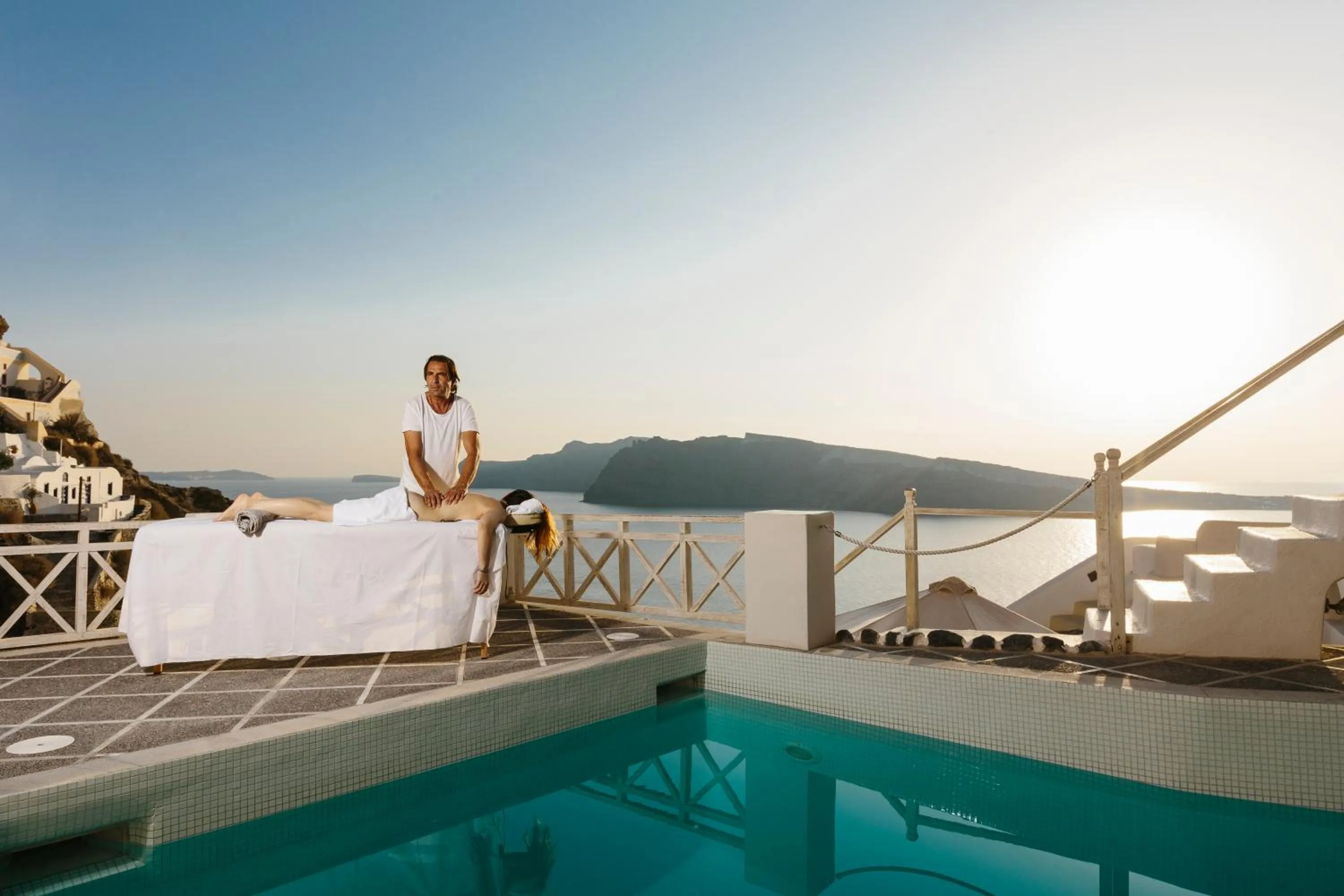 People in Oia Mare Villas