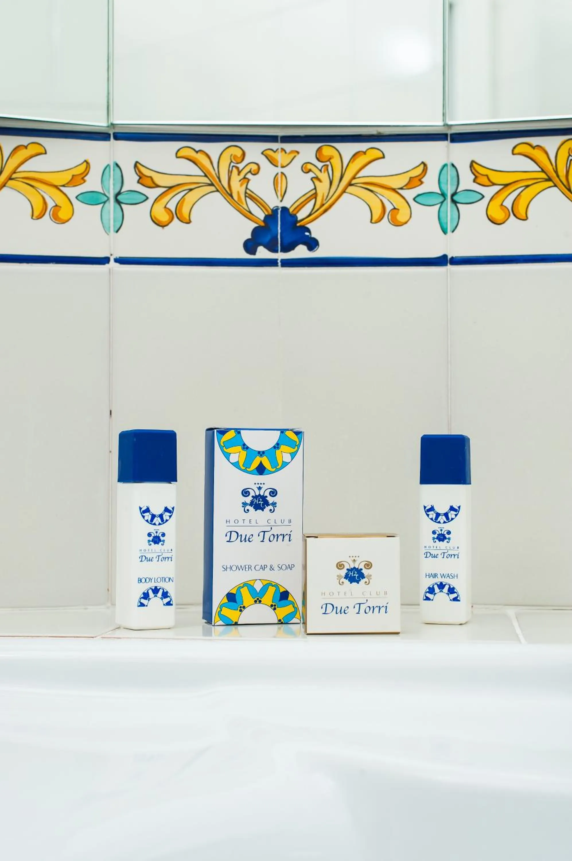 Decorative detail in Residence Due Torri