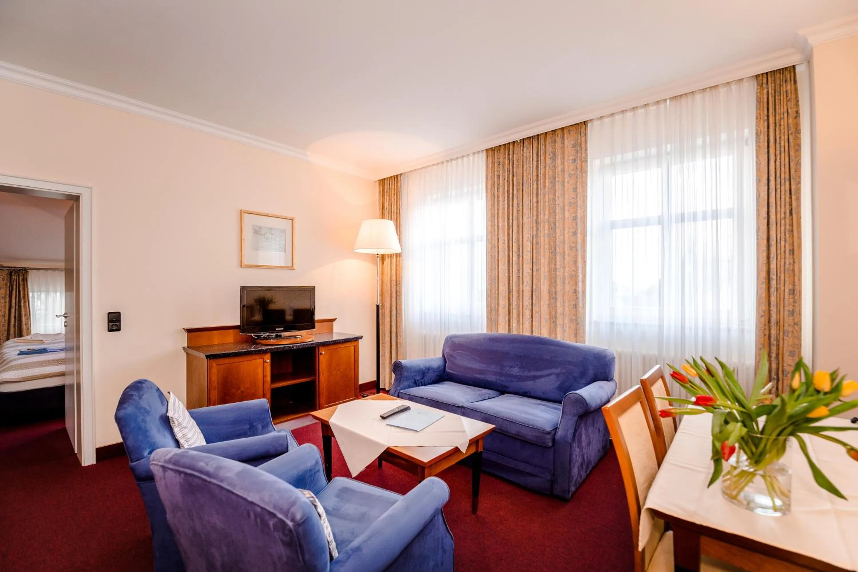 TV and multimedia in Aparthotel Seeschlösschen