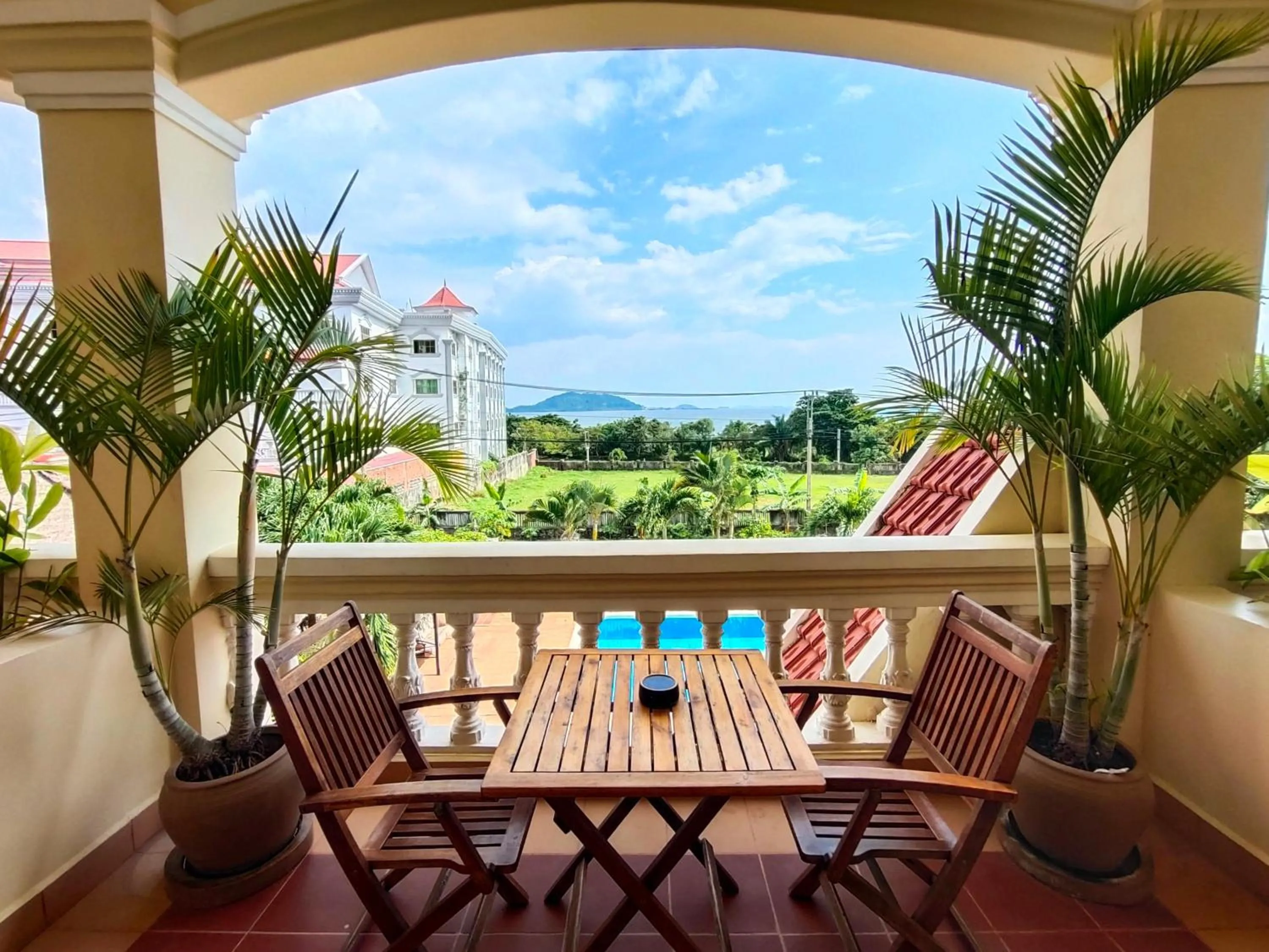Balcony/Terrace in Riviera Hotel & Resort Kep