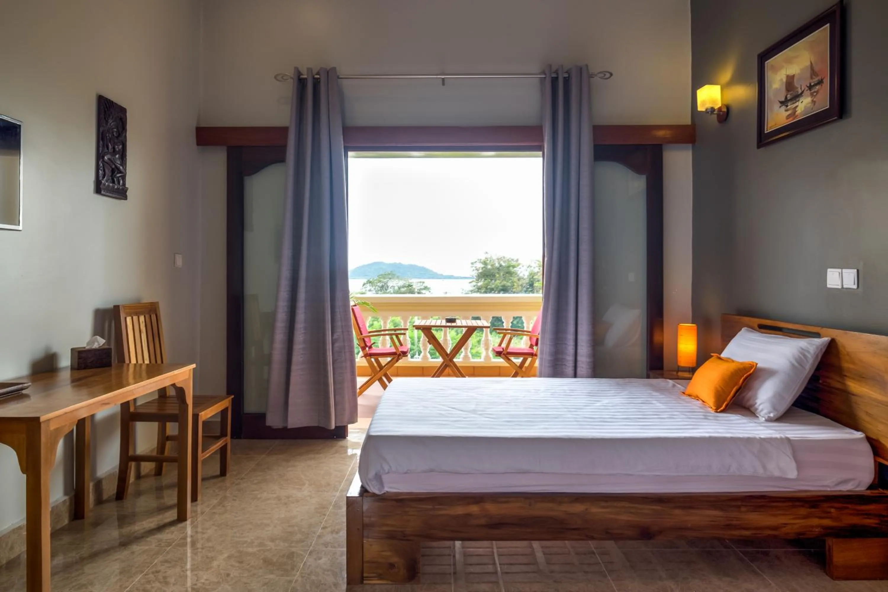 Photo of the whole room, Bed in Riviera Hotel & Resort Kep