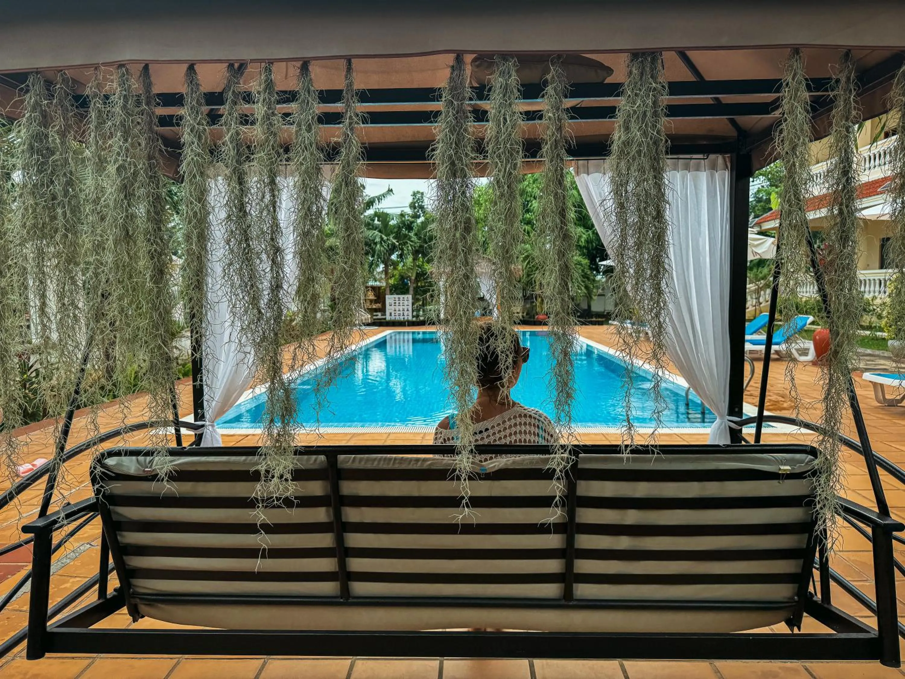 Patio in Riviera Hotel & Resort Kep