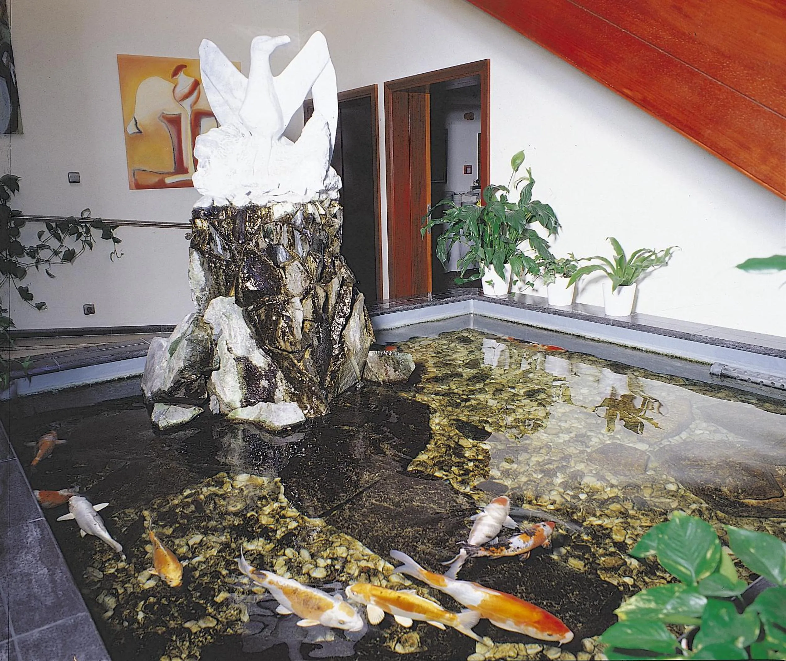 Communal lounge/ TV room in Hotel Seemöwe