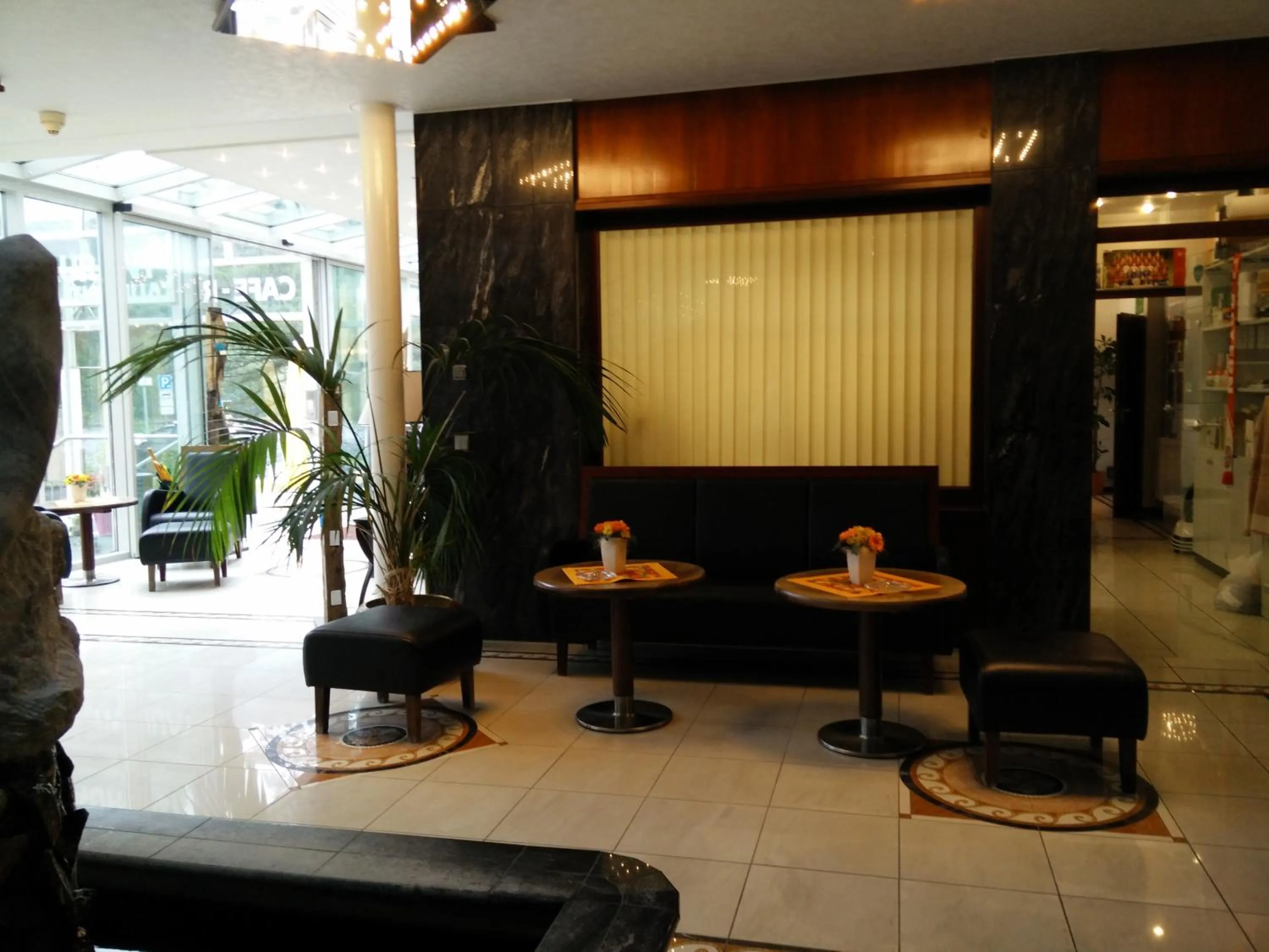 Lobby or reception in Hotel Seemöwe