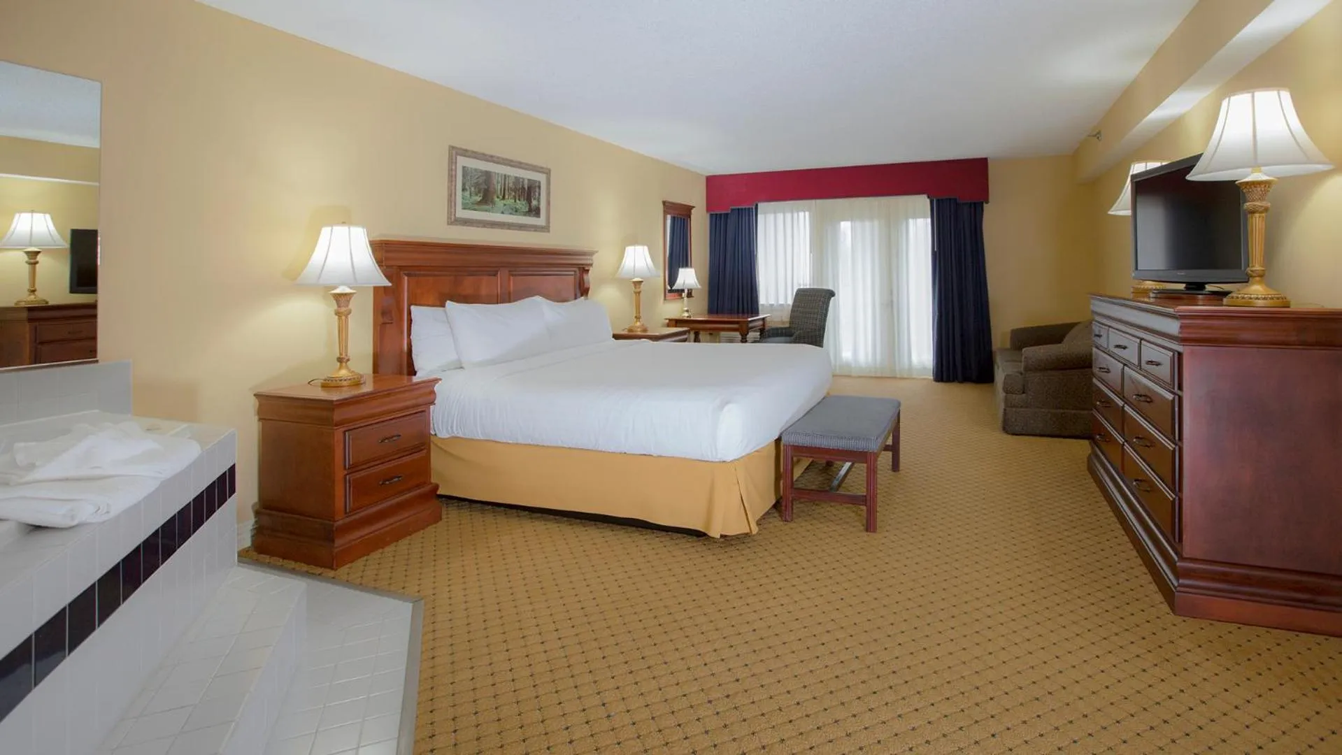 Bed in Music Road Resort Hotel and Inn