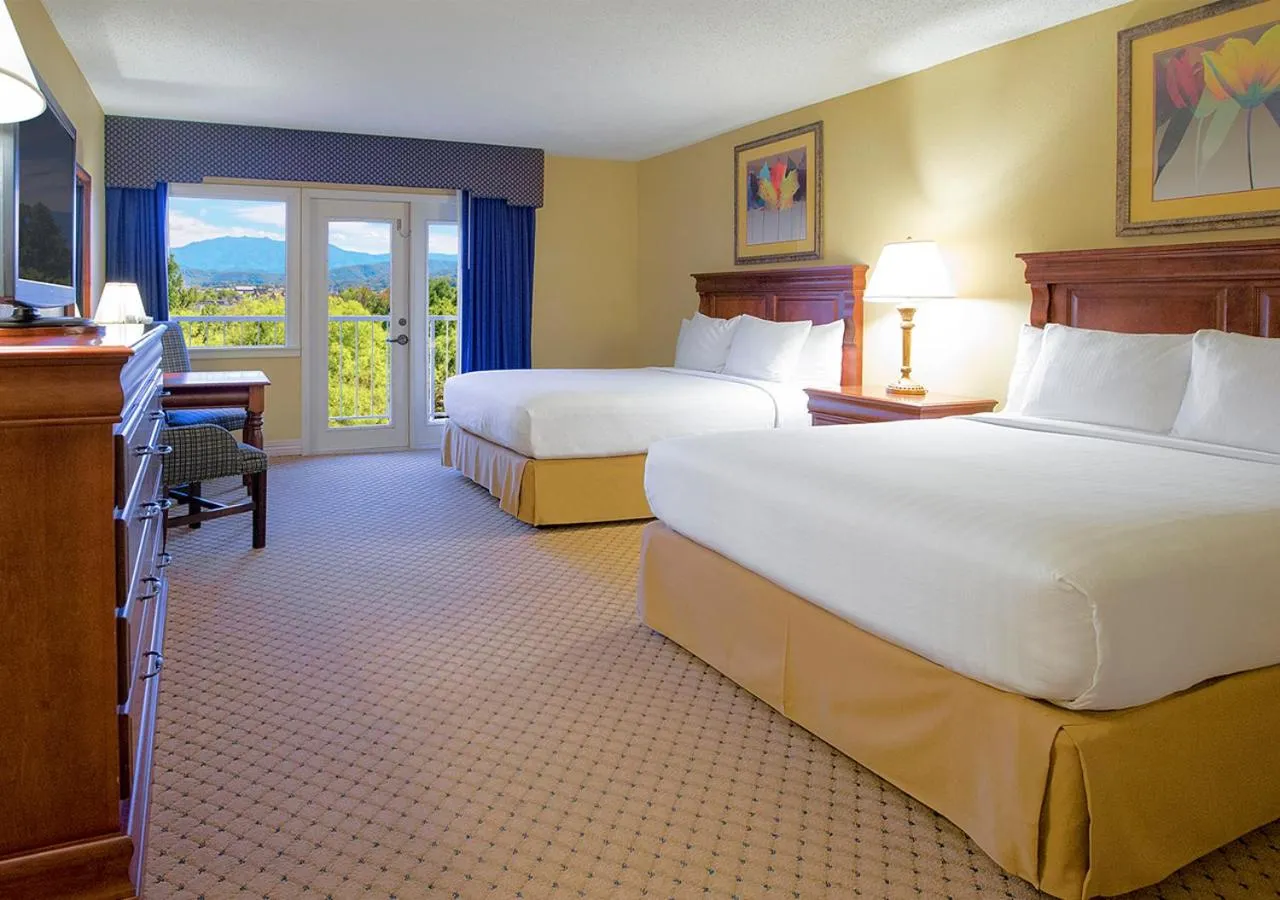 Bed in Music Road Resort Hotel and Inn