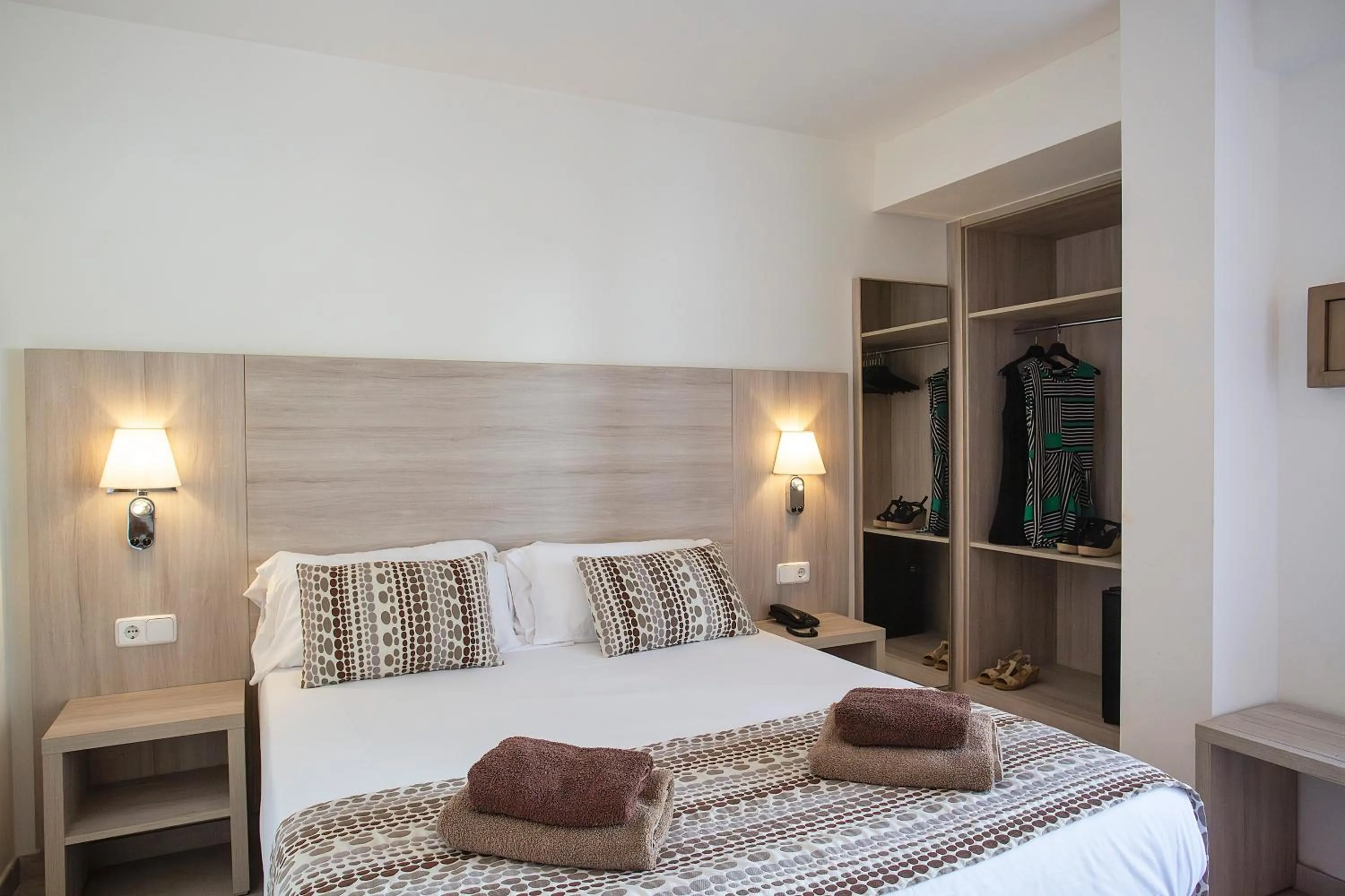 Bed in Hotel Ses Puntetes