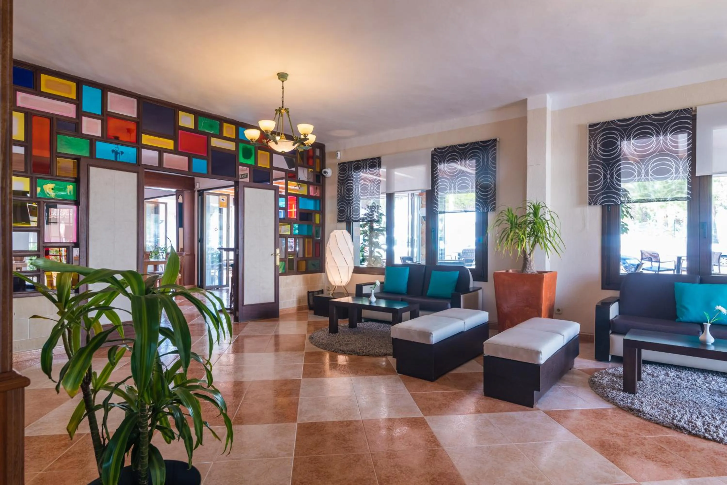 Lobby or reception in Hotel Ses Puntetes