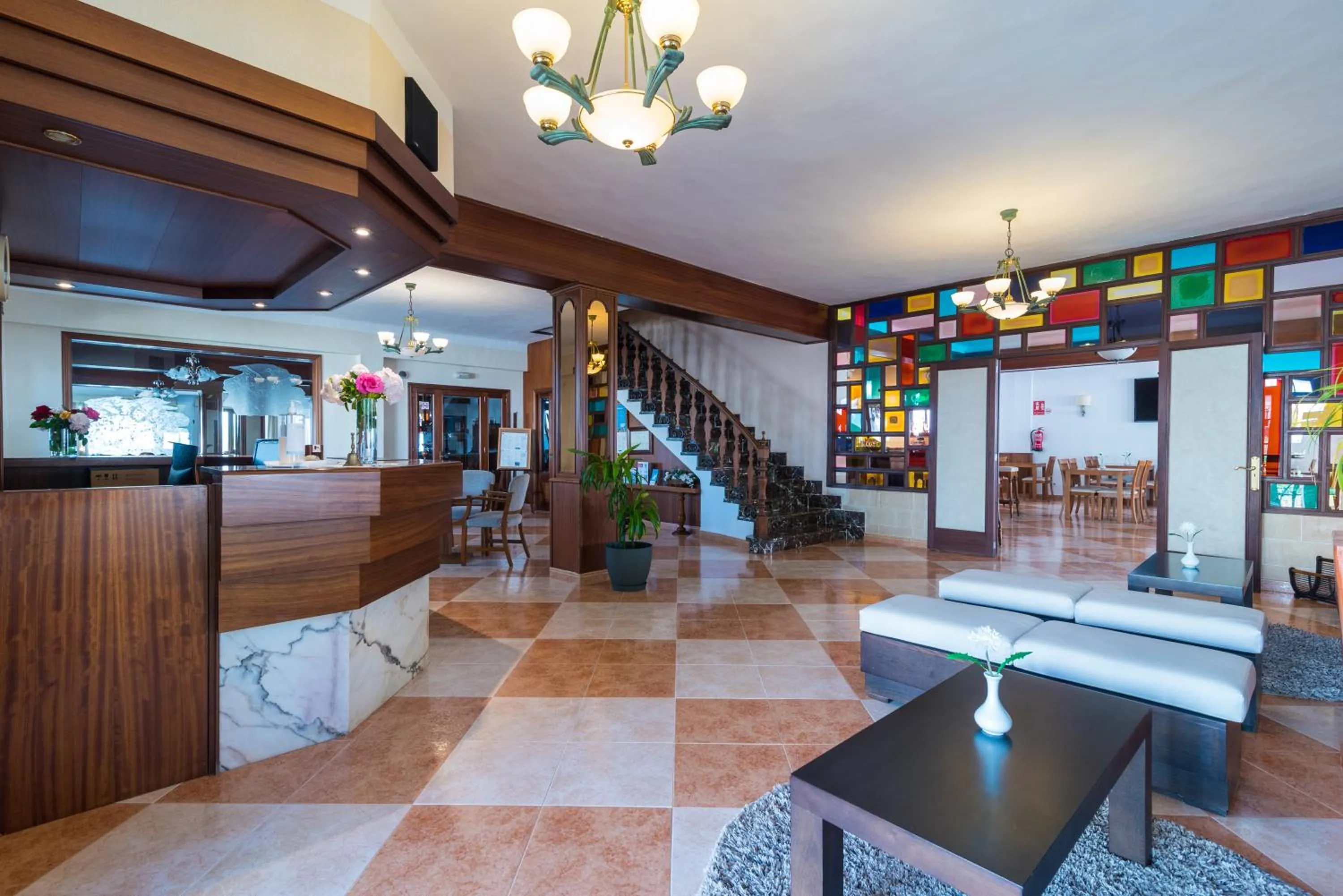 Lobby or reception in Hotel Ses Puntetes