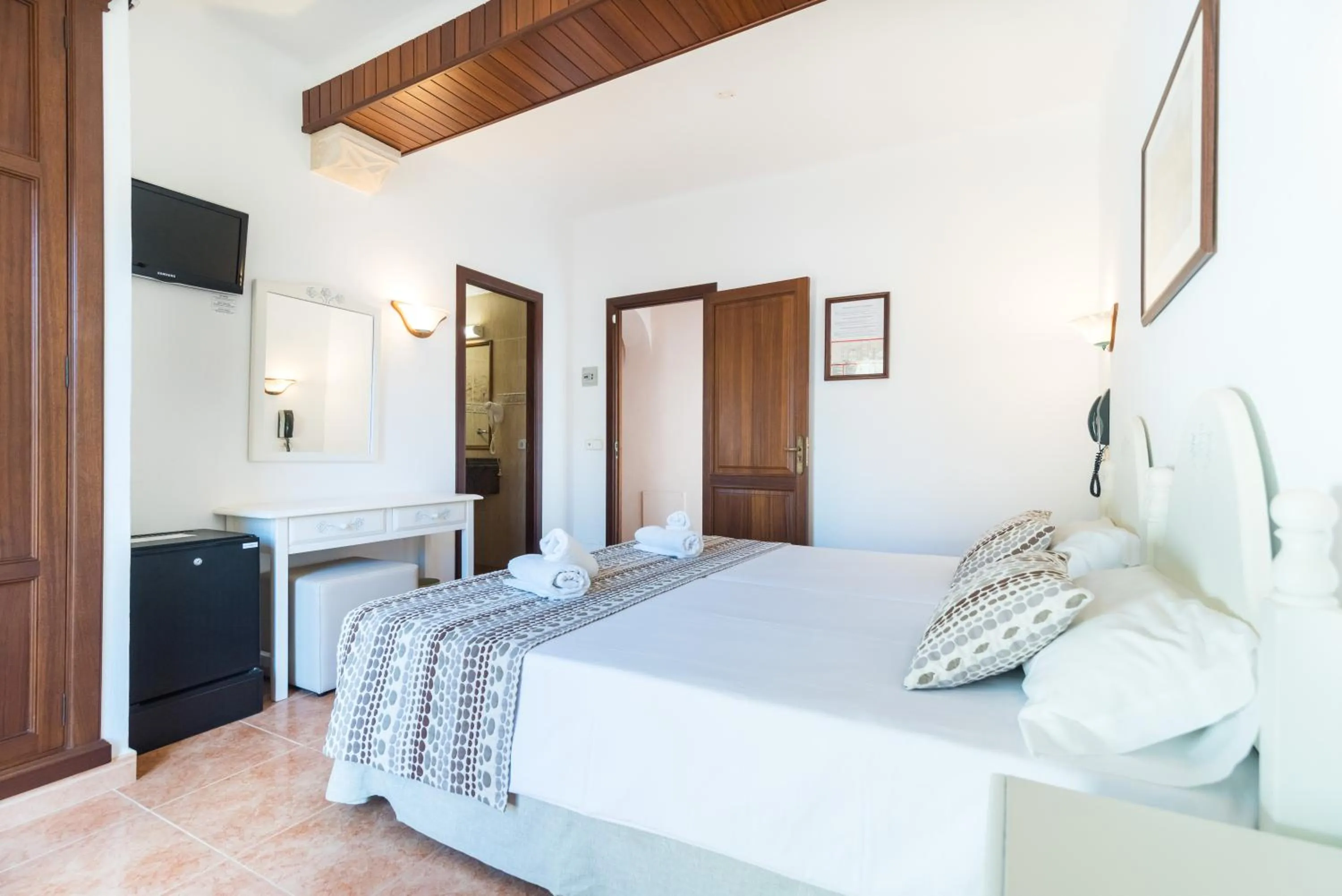 Bed in Hotel Ses Puntetes