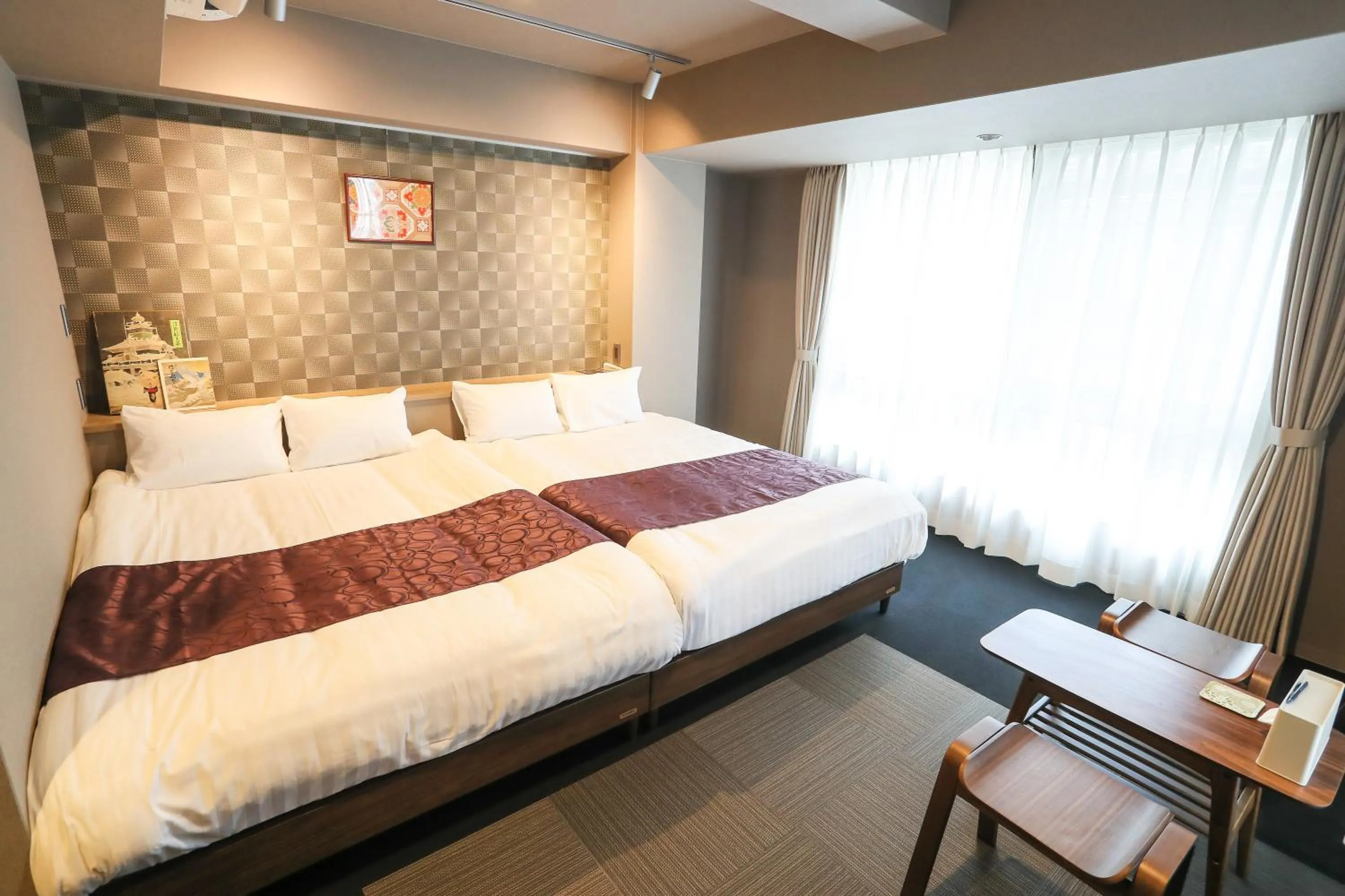 Bed in Apartment Hotel 7key S Kyoto