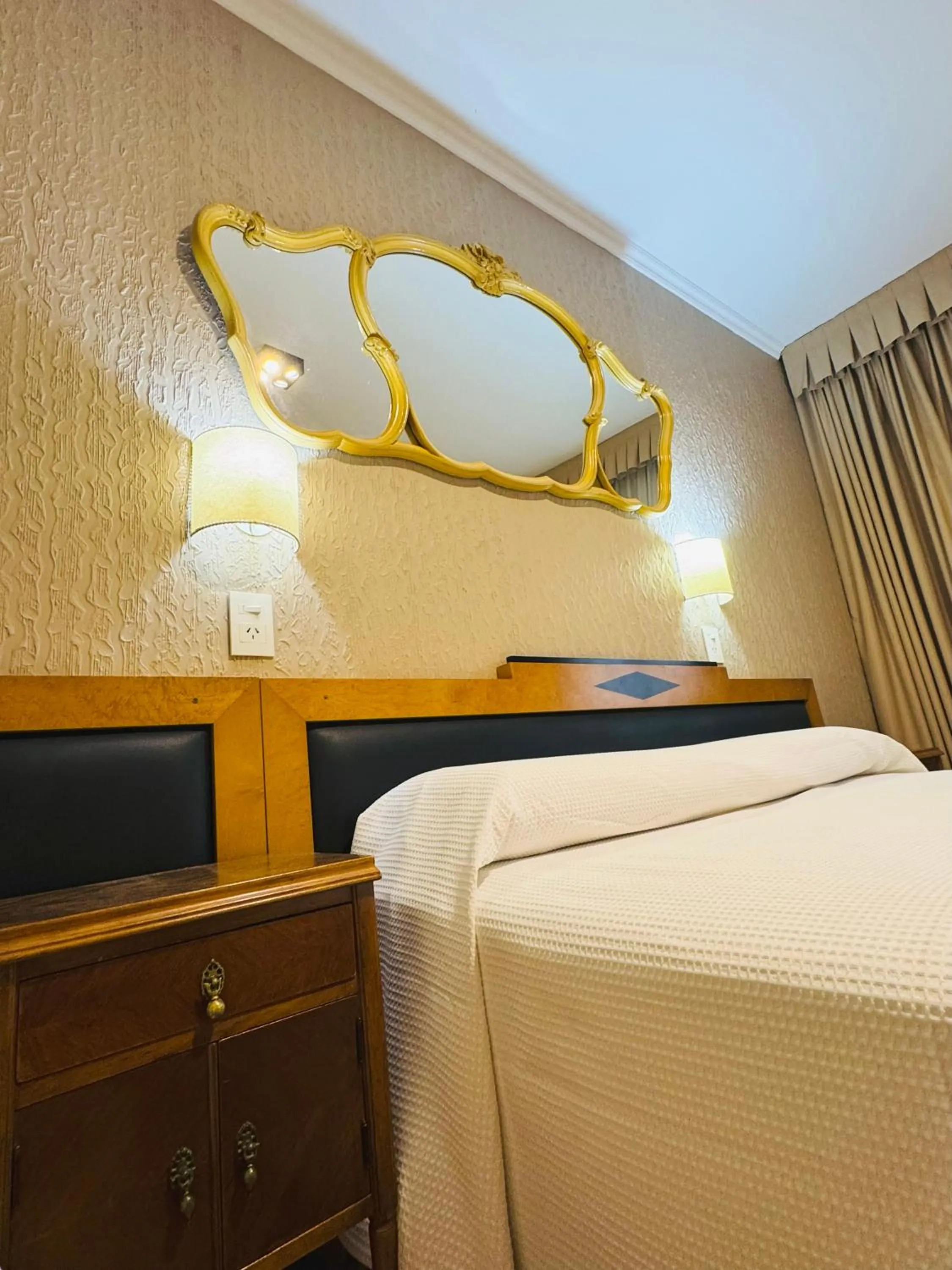 Decorative detail, Bed in Hotel El Cabildo