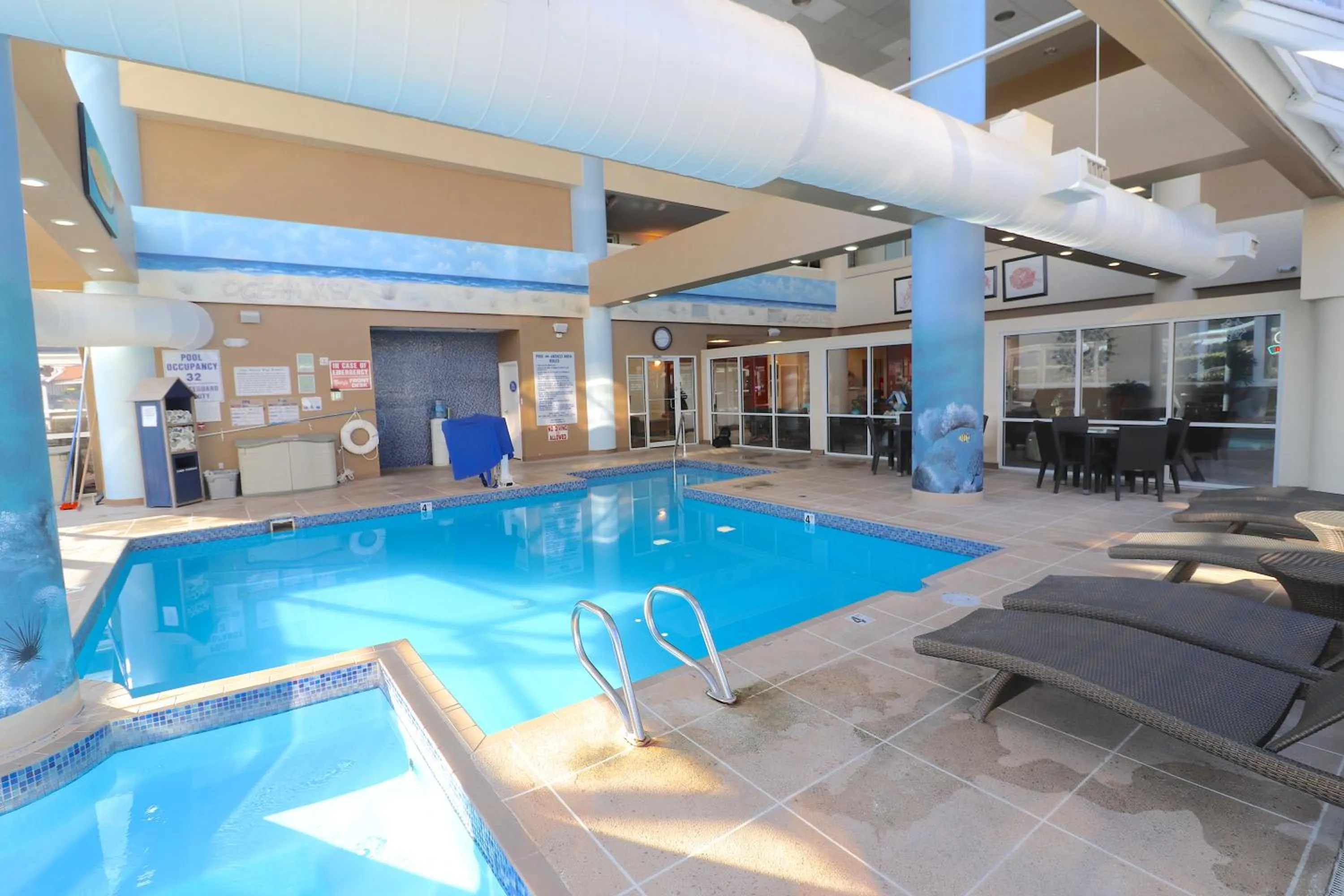 Swimming pool in The Ocean Key Virginia Beach Resort