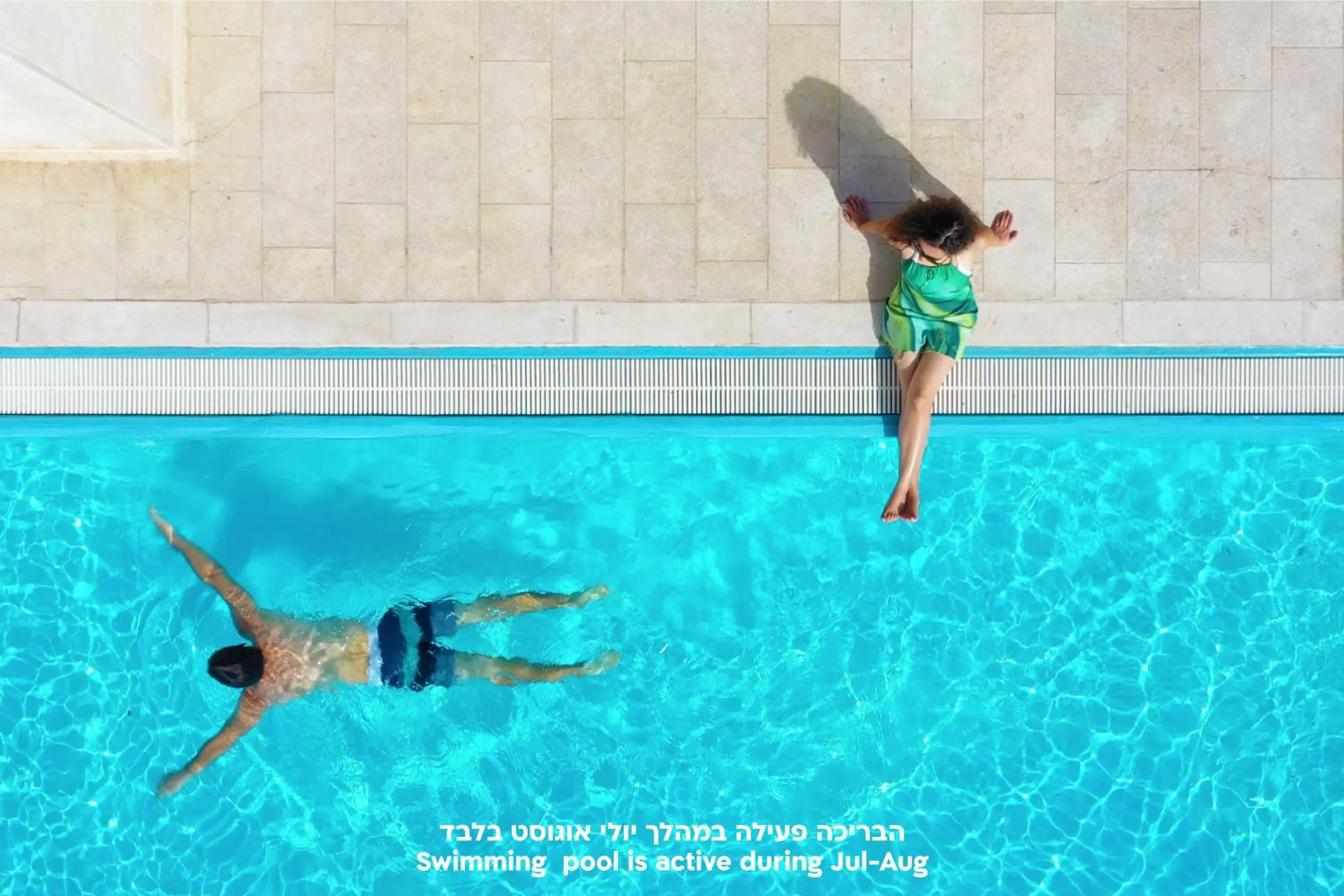Swimming pool in Caesar Premier Jerusalem Hotel
