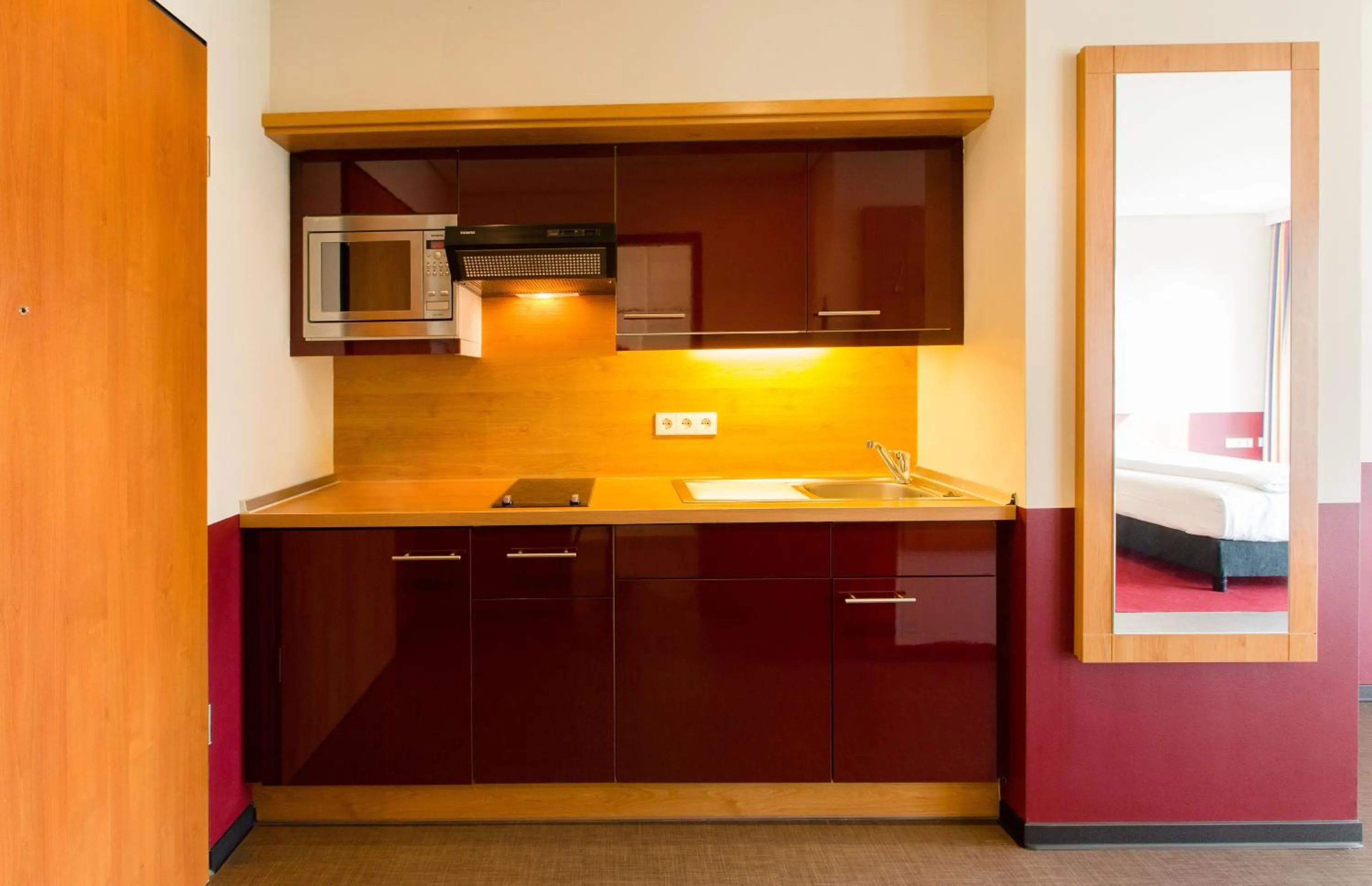 Kitchen or kitchenette in Aparion Apartments Berlin