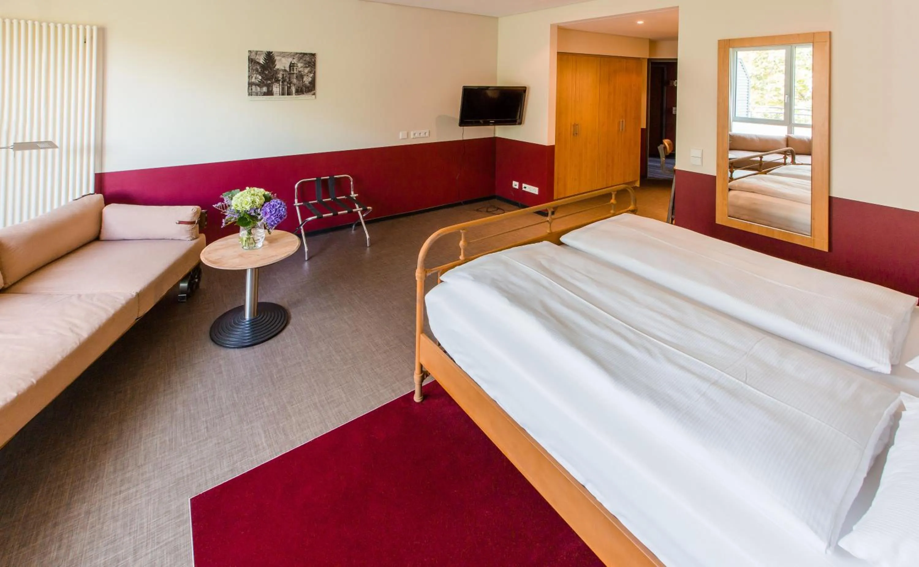 Living room, Bed in Aparion Apartments Berlin