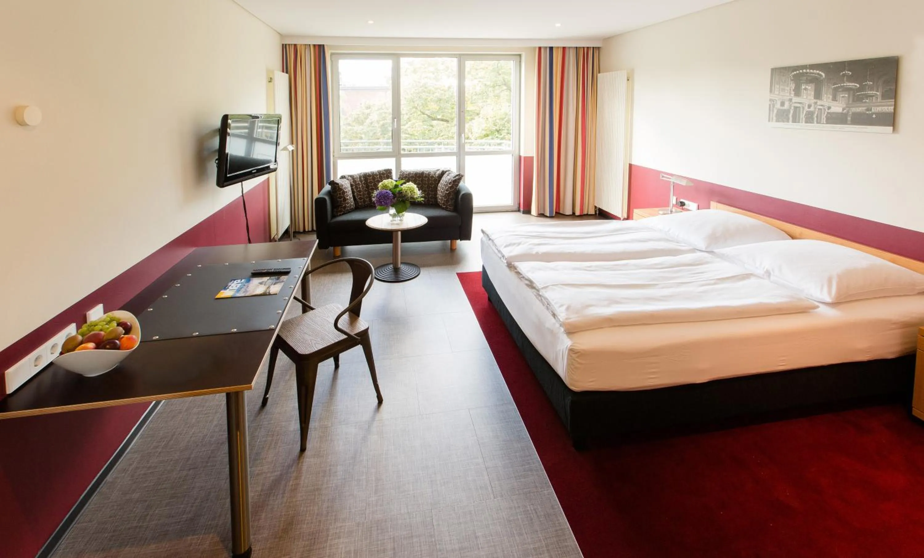 Bathroom, Bed in Aparion Apartments Berlin
